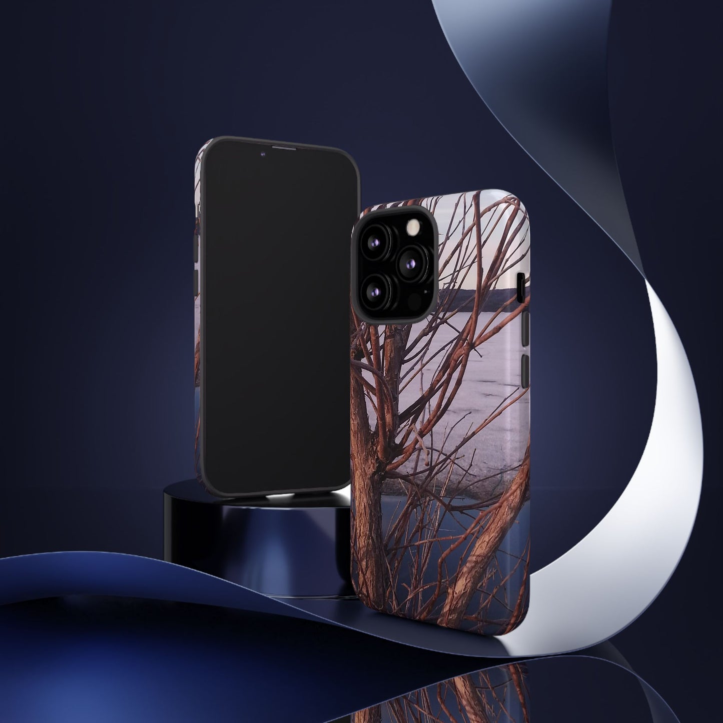 Phone Case - Nature-Inspired Winter Tree Design