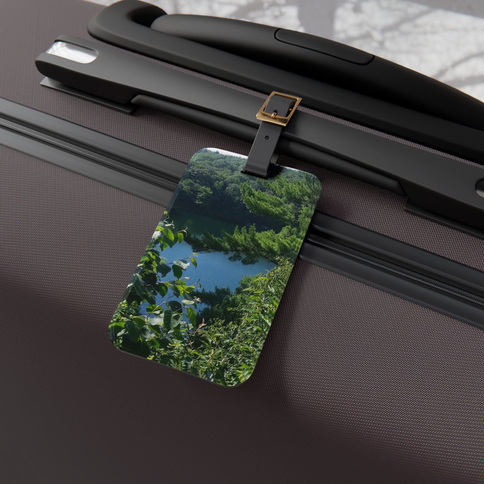 Serene Journey | Placid Wayfarer Luggage Tag | The Nurture Collection