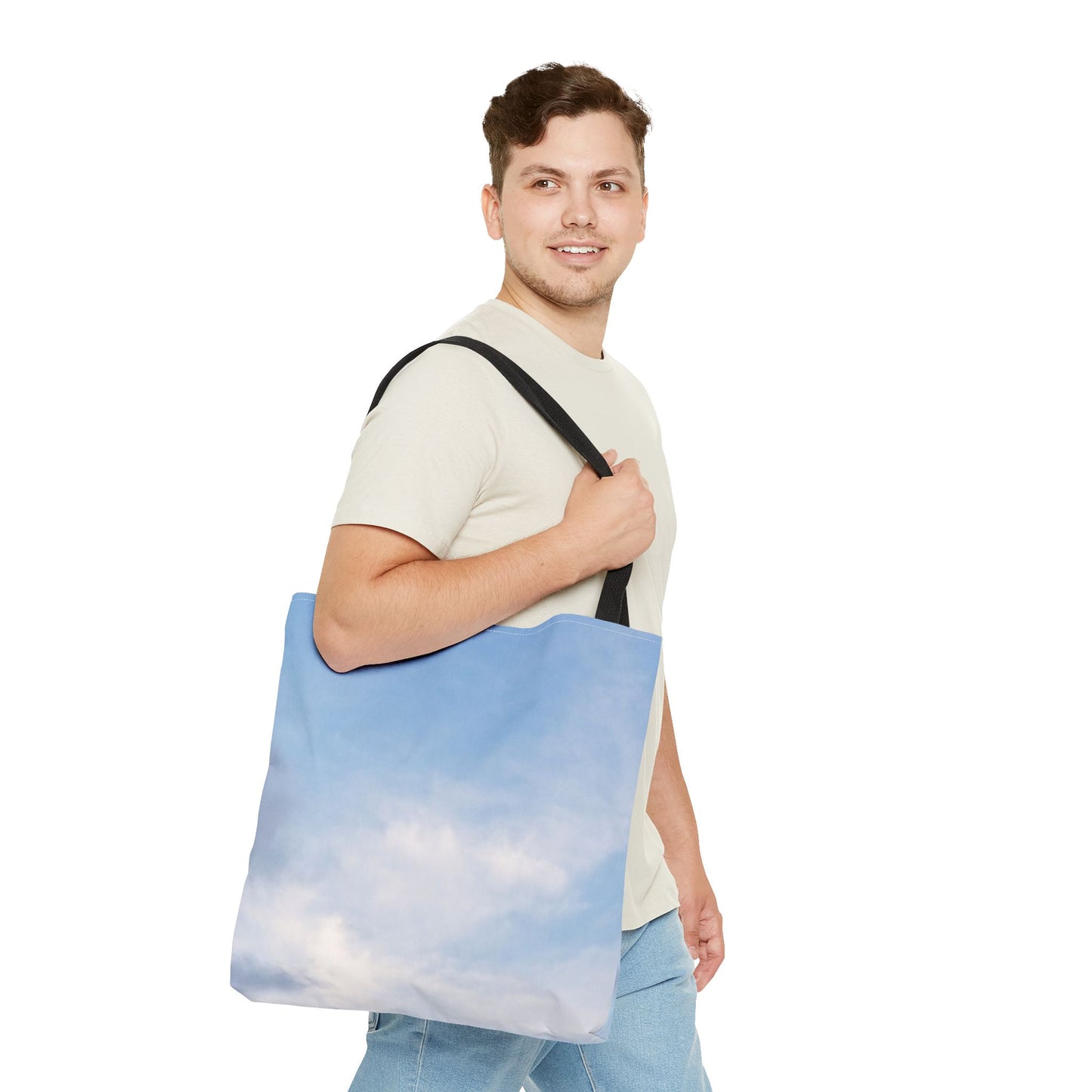 Tote Bag -Cloudy Sky - Perfect for Everyday Use and Relaxing Outings