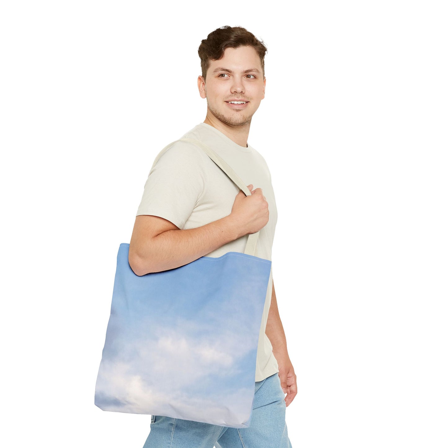 Tote Bag -Cloudy Sky - Perfect for Everyday Use and Relaxing Outings