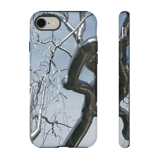 Phone Case - Durable Phone Protector with Bold Metal Nature-inspired Design