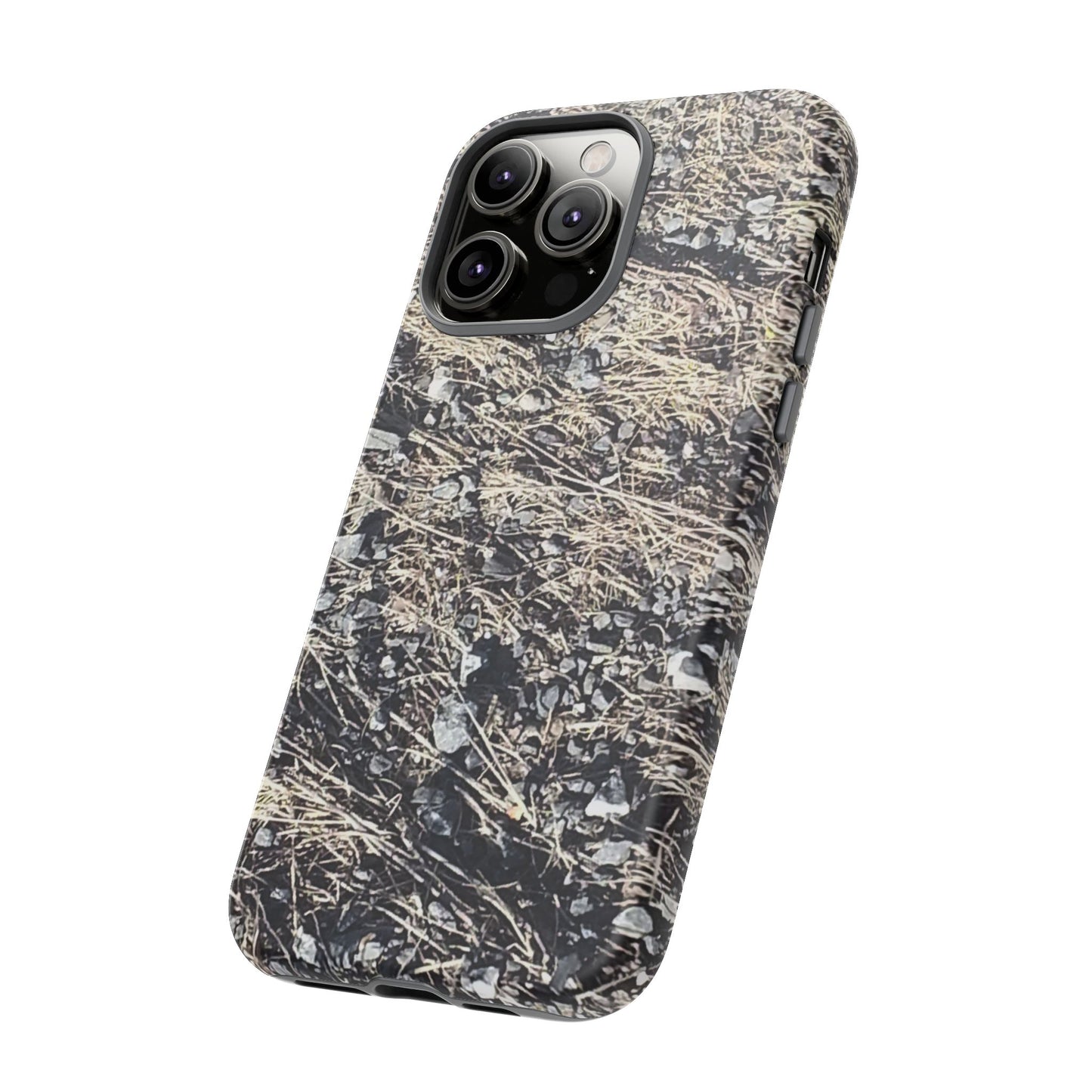 Phone Case -  Nature-Inspired Stone Bed Design for Outdoor Enthusiasts