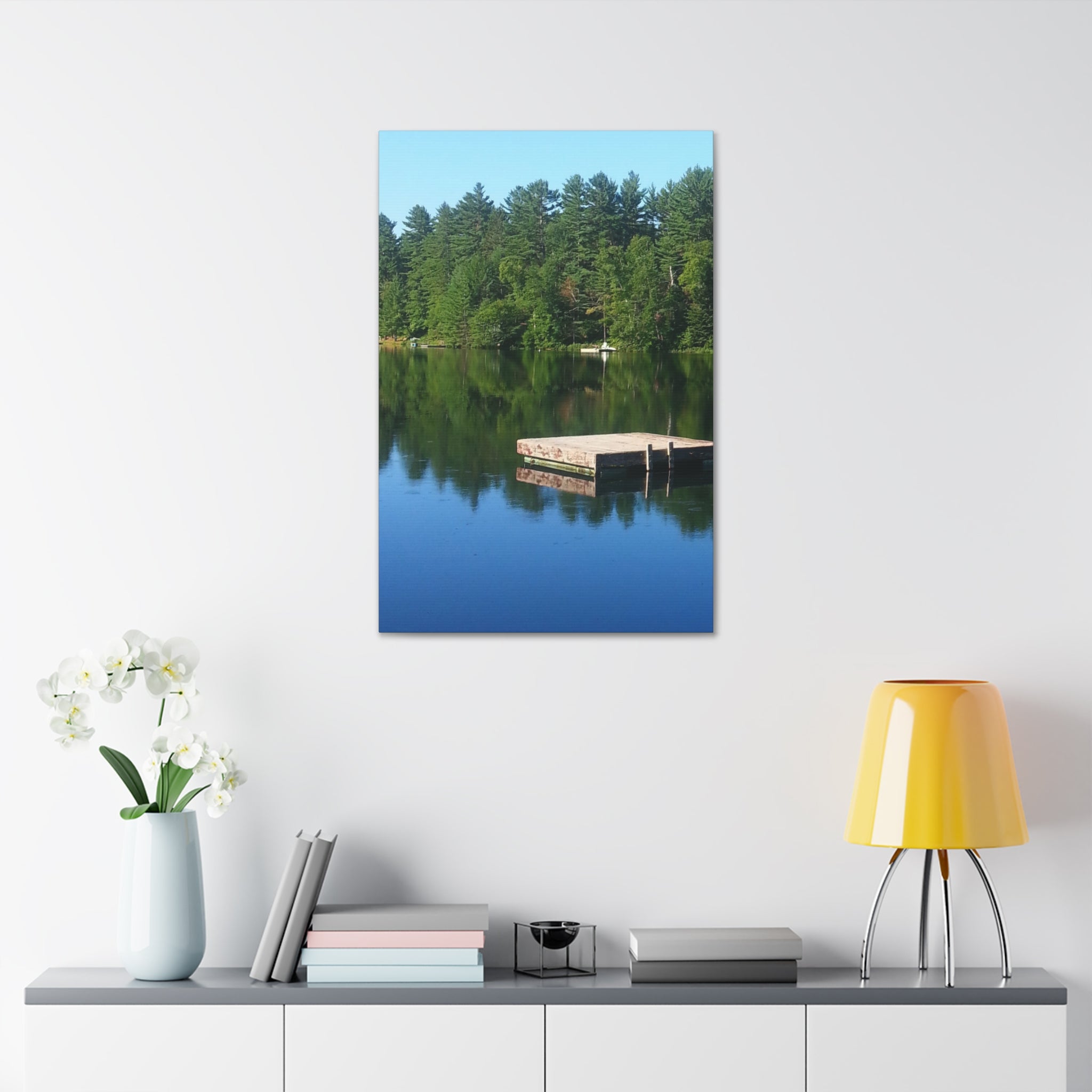 Quiet Moorings | Stillwater Vista Landscape Wall Art| The Nurture Collection