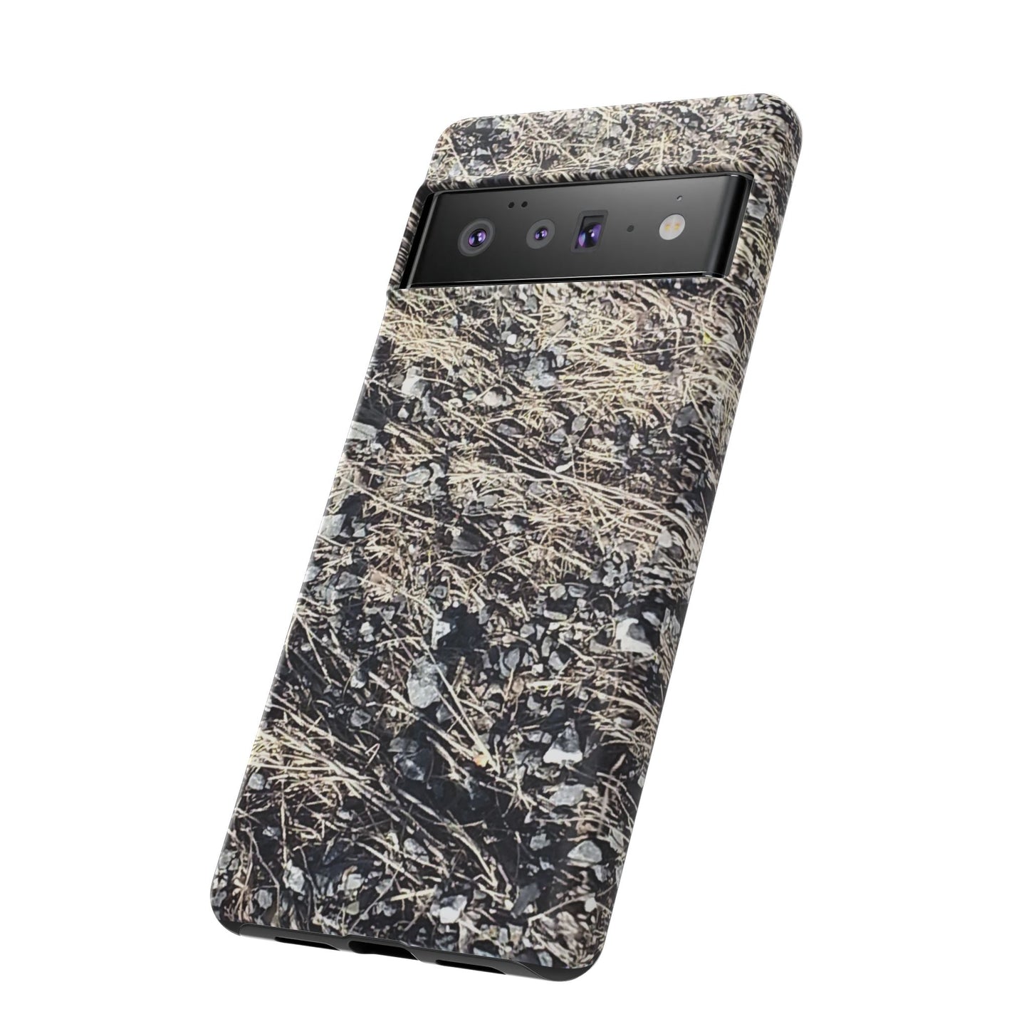 Phone Case -  Nature-Inspired Stone Bed Design for Outdoor Enthusiasts