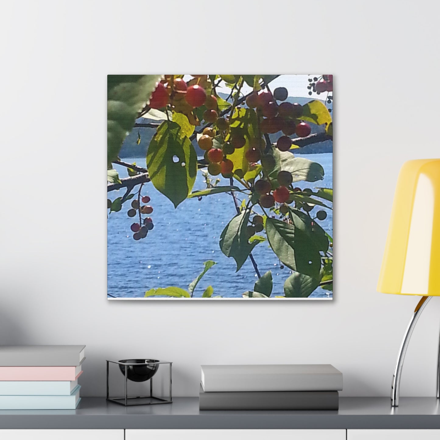 Canvas Art  Nature-Inspired - Scenic Berry Branch