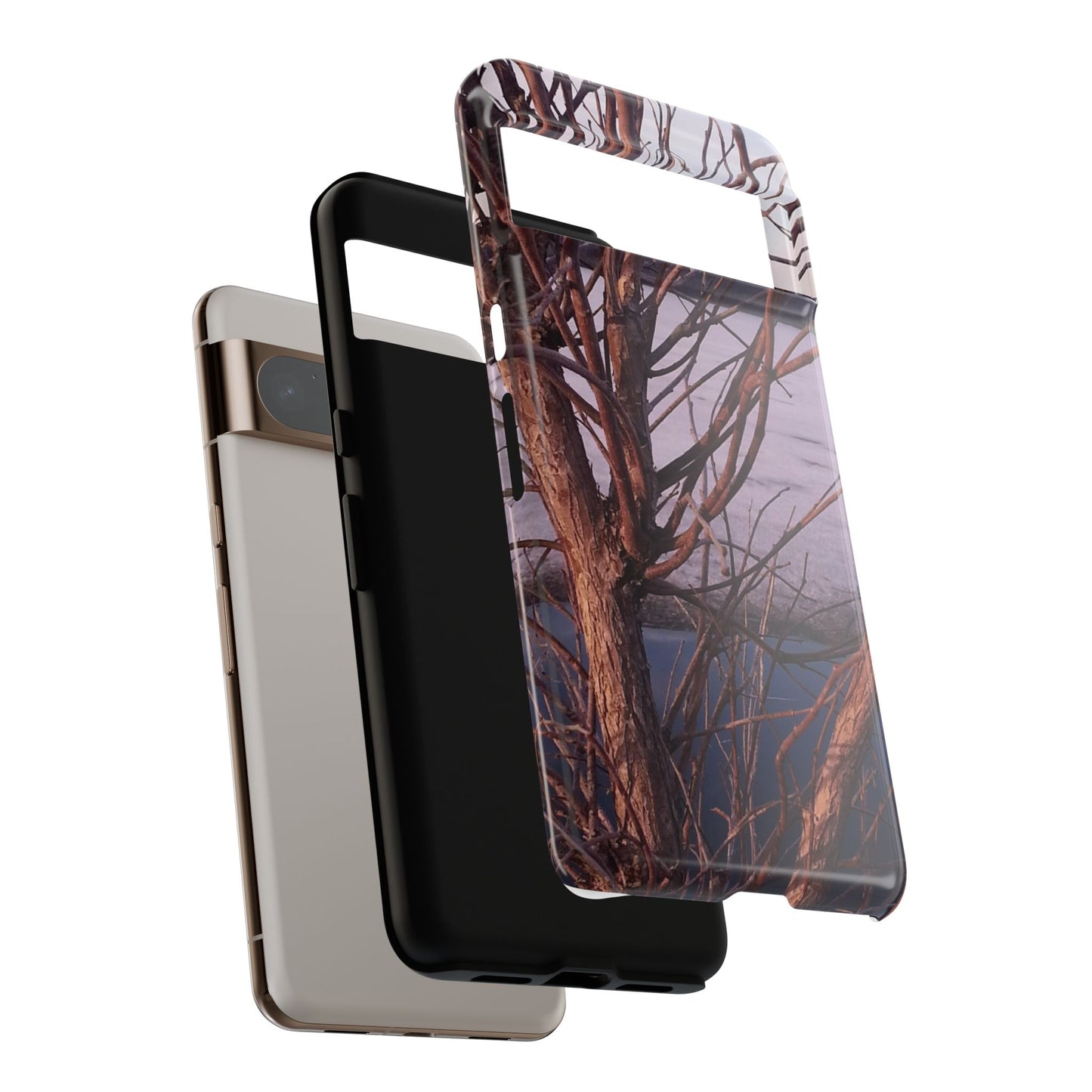 Phone Case - Nature-Inspired Winter Tree Design