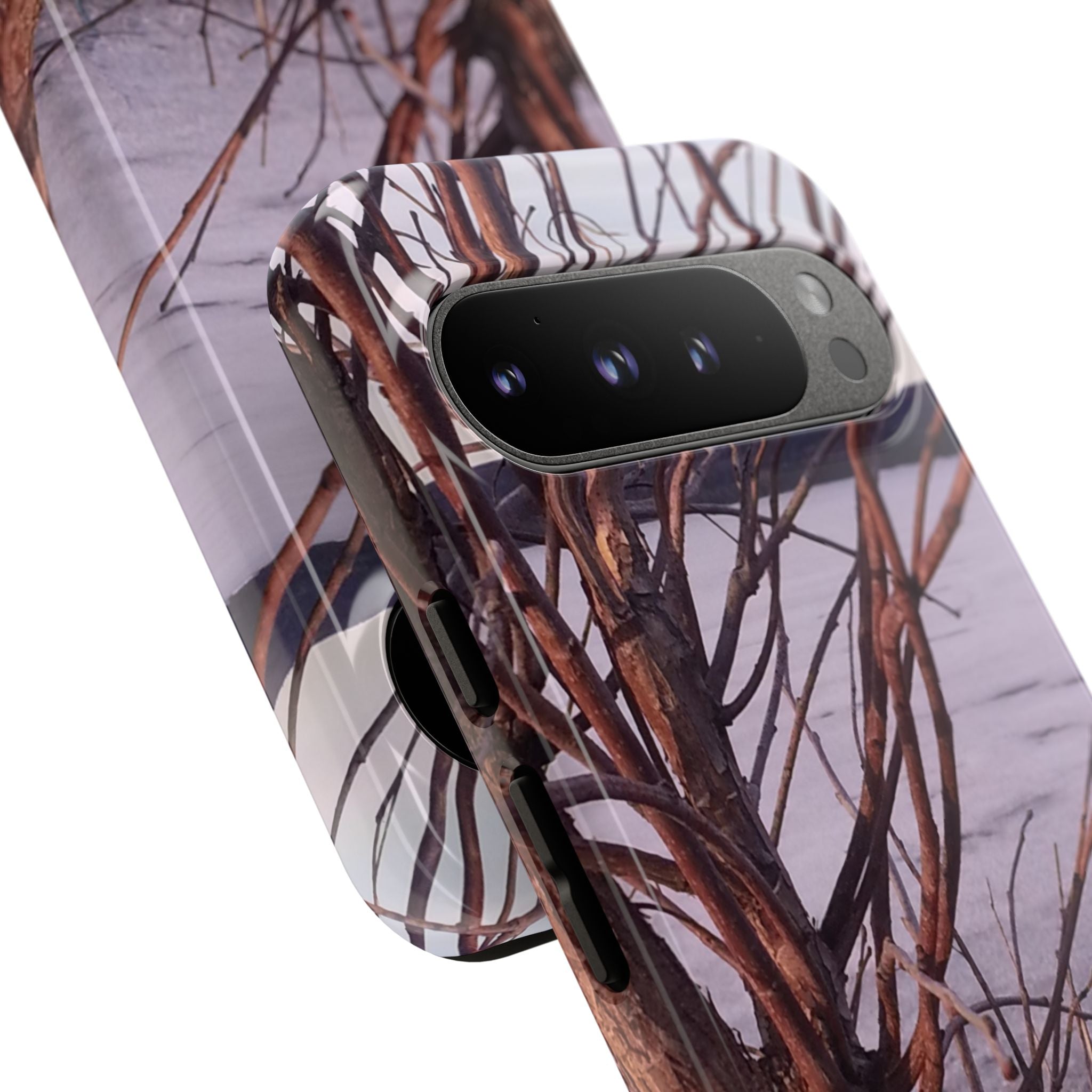 Creative Spark | Ethereal Winter Branch Aesthetic Phone Case | The Flow Collection