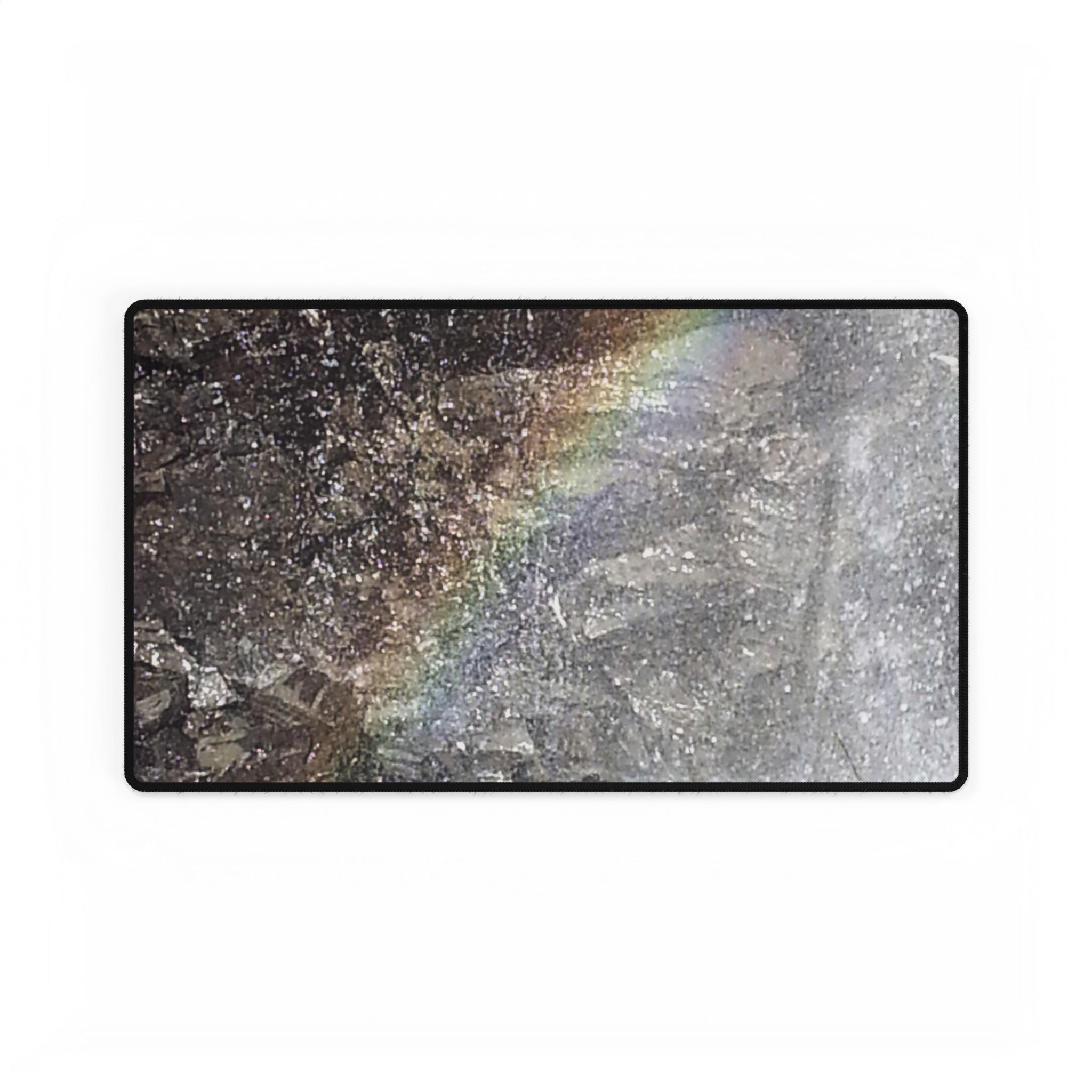 Primordial Floor | Rugged Stone Wall Desk Mat | The Rooted Collection