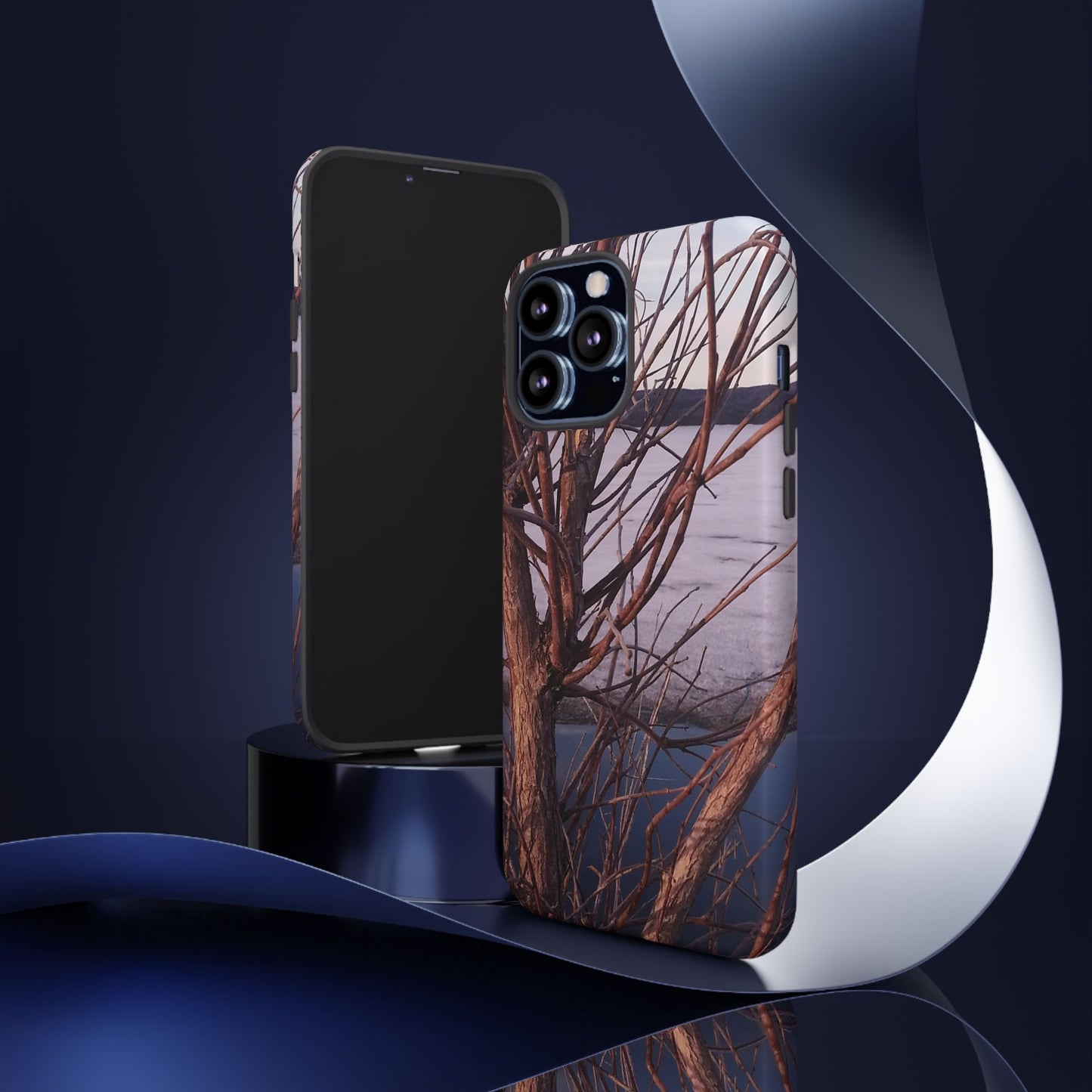 Phone Case - Nature-Inspired Winter Tree Design