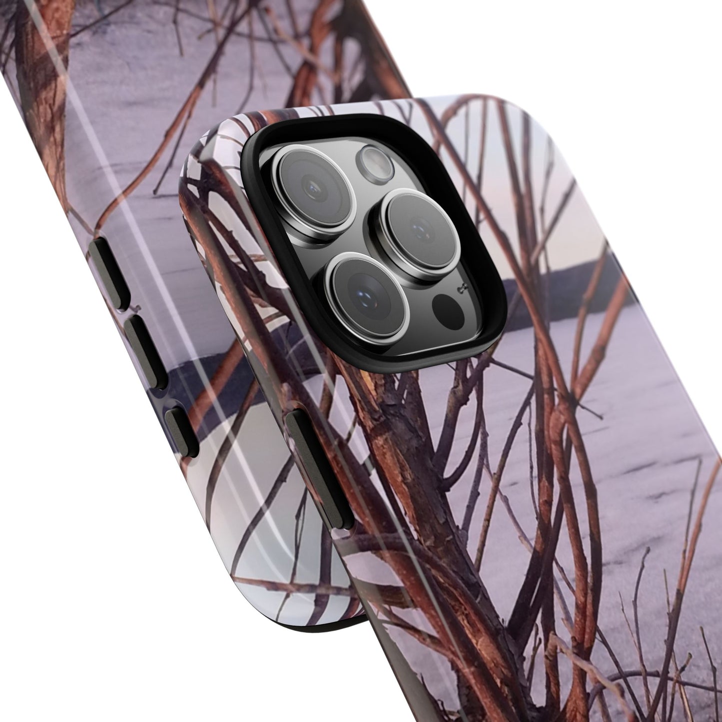 Nature-Inspired Phone Case with an #originalphotograph of branches in winter