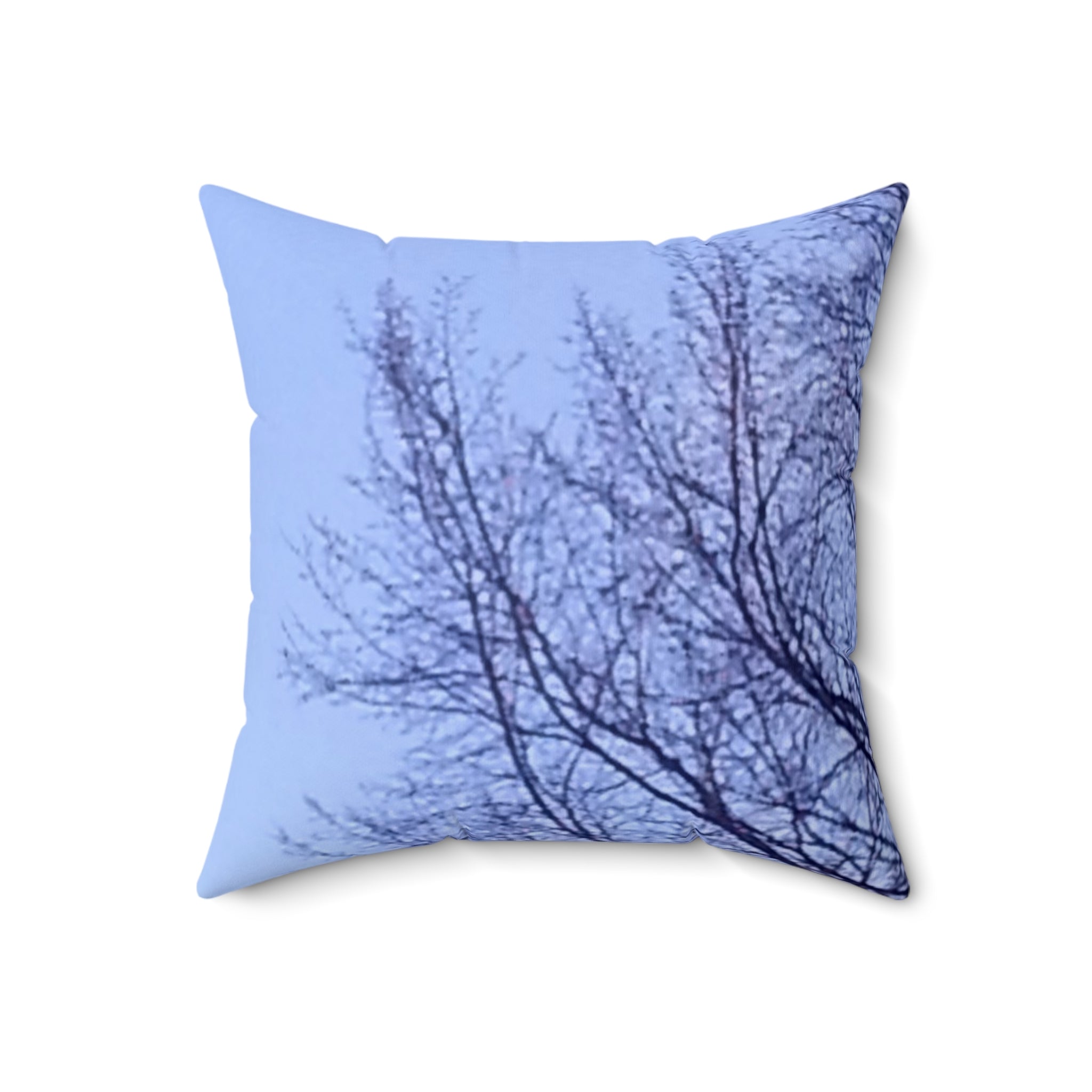 Azure Firmament | Vibrant Cloudscape Pillow | The Flow Collection
