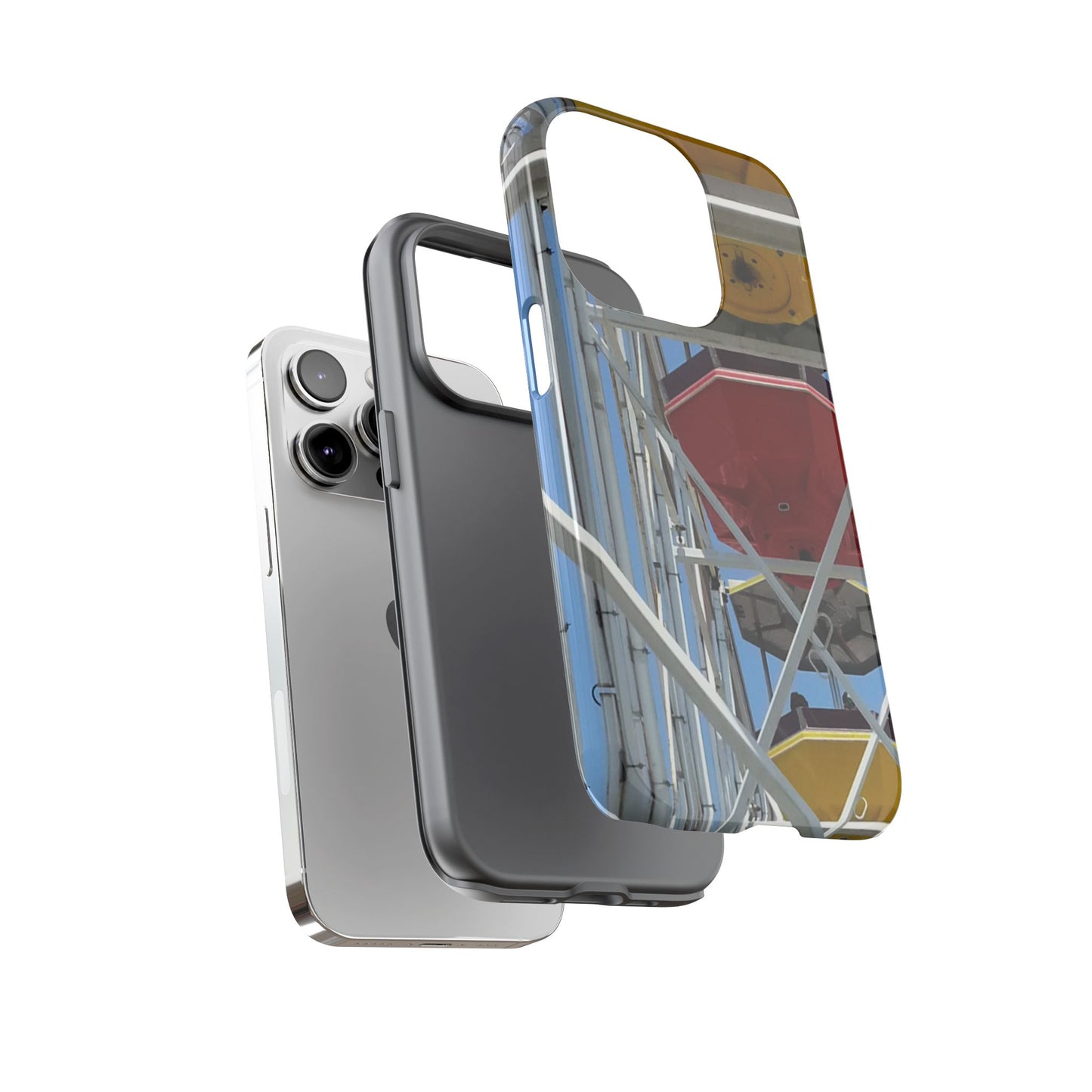 Phone Case Colorful Ferris Wheel  - Fun & Durable