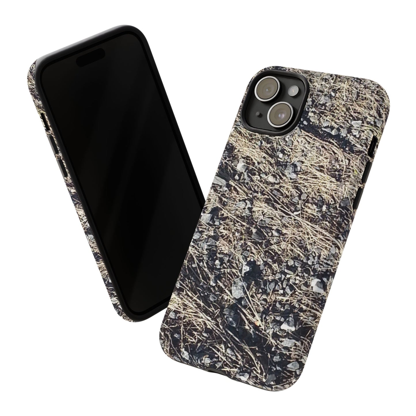 Phone Case -  Nature-Inspired Stone Bed Design for Outdoor Enthusiasts