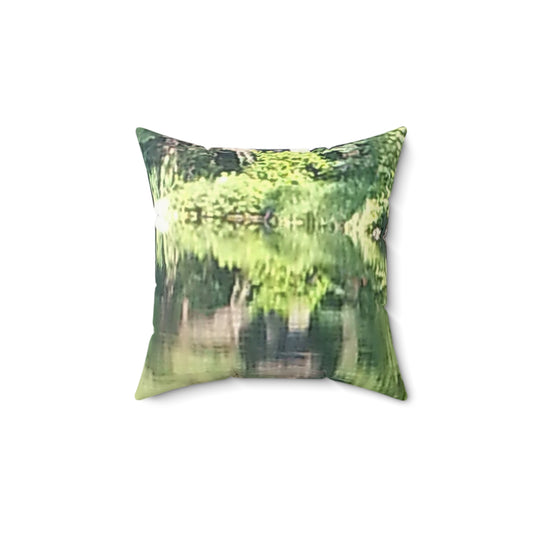 Pillow Nature-Inspired  - Lake reflections - Perfect for Home Décor and Relaxation