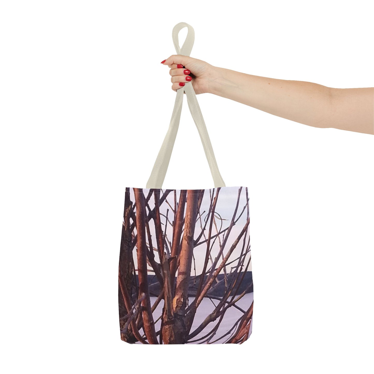 Tote Bag - Nature-Inspired  - Tree Branch Design