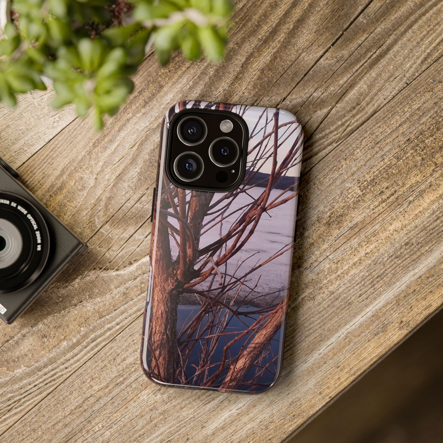 Phone Case - Nature-Inspired Winter Tree Design