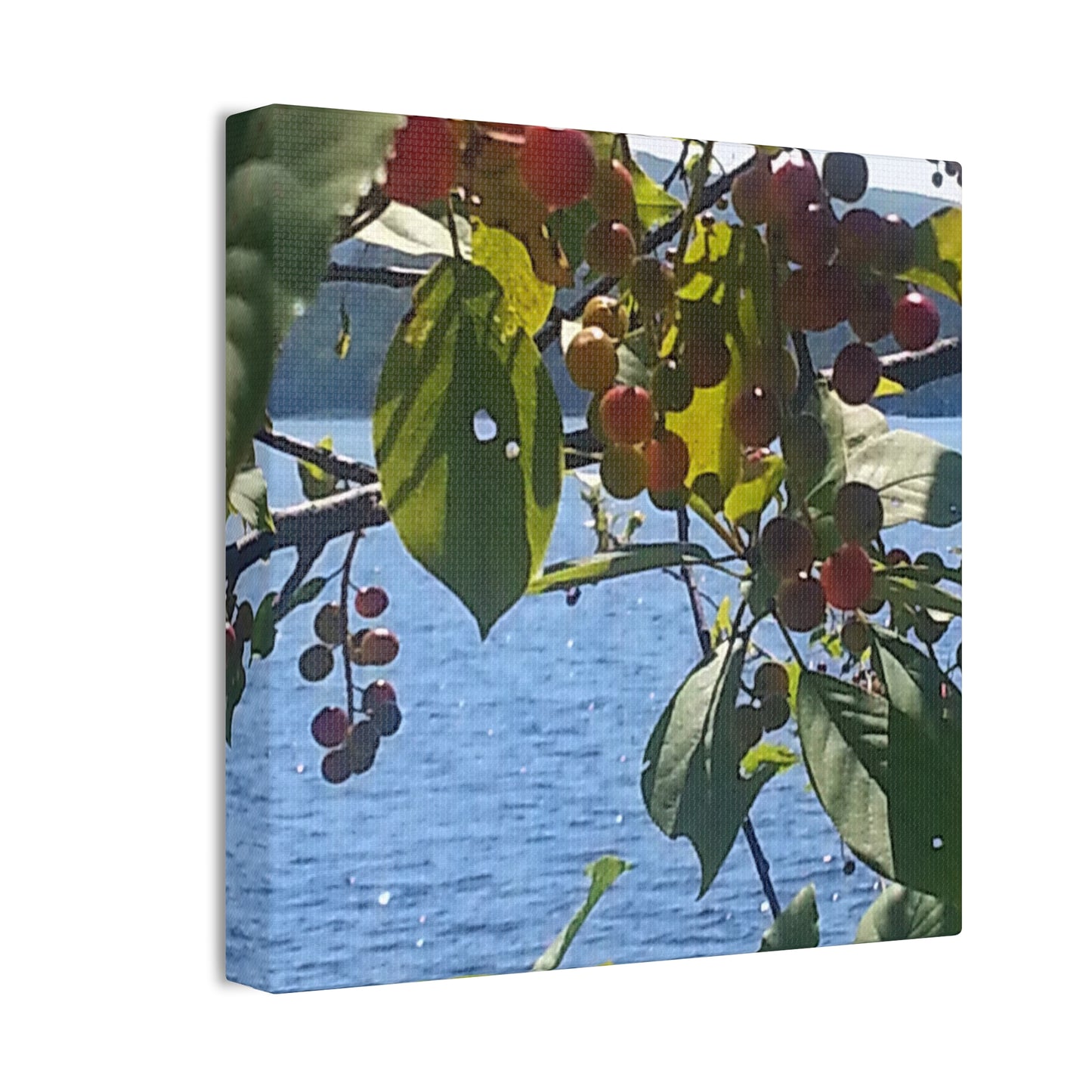 Canvas Art  Nature-Inspired - Scenic Berry Branch