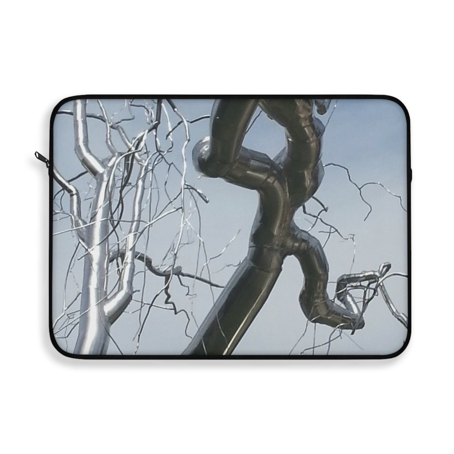 Laptop Sleeve - Modern Metallic Tree Design - Perfect for Nature Lovers & Artists