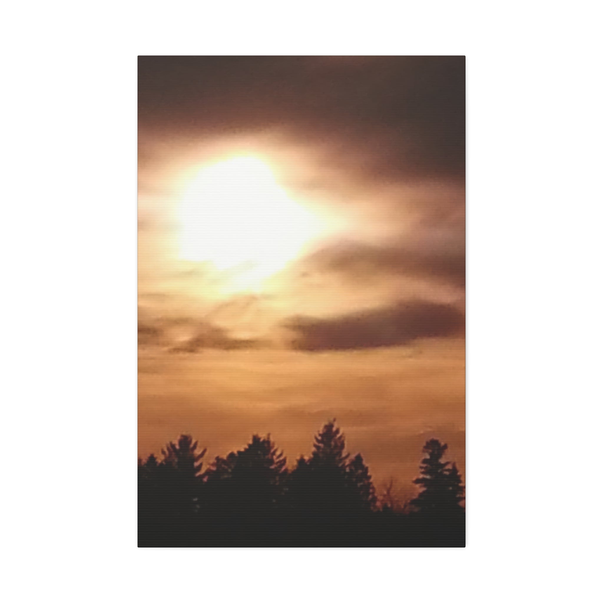 Eternal Glow | Golden Hour Skyline Wall Art | The Rooted Collection
