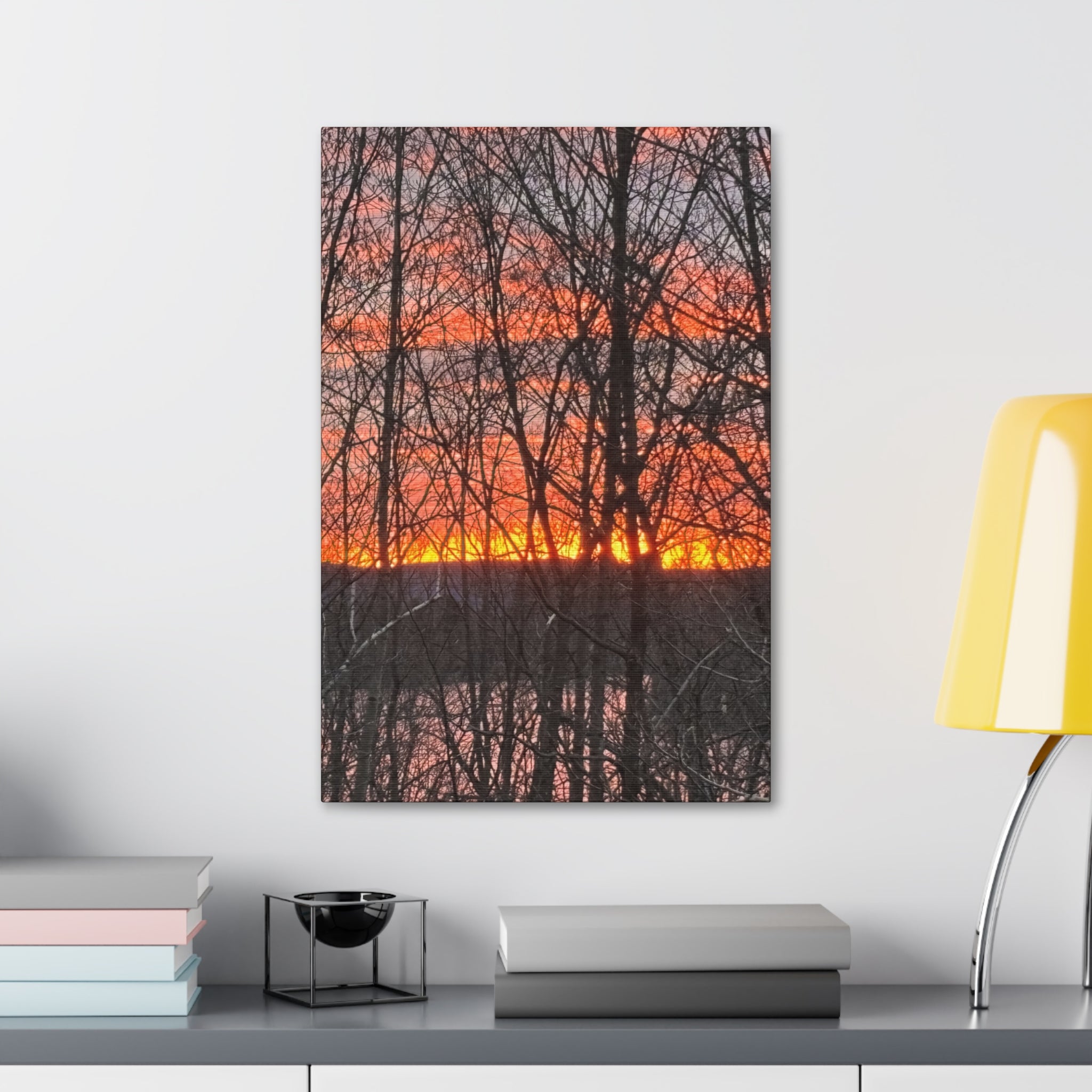Gilded Forest | Sun-Drenched Timber  Wall Art | The Nurture Collection