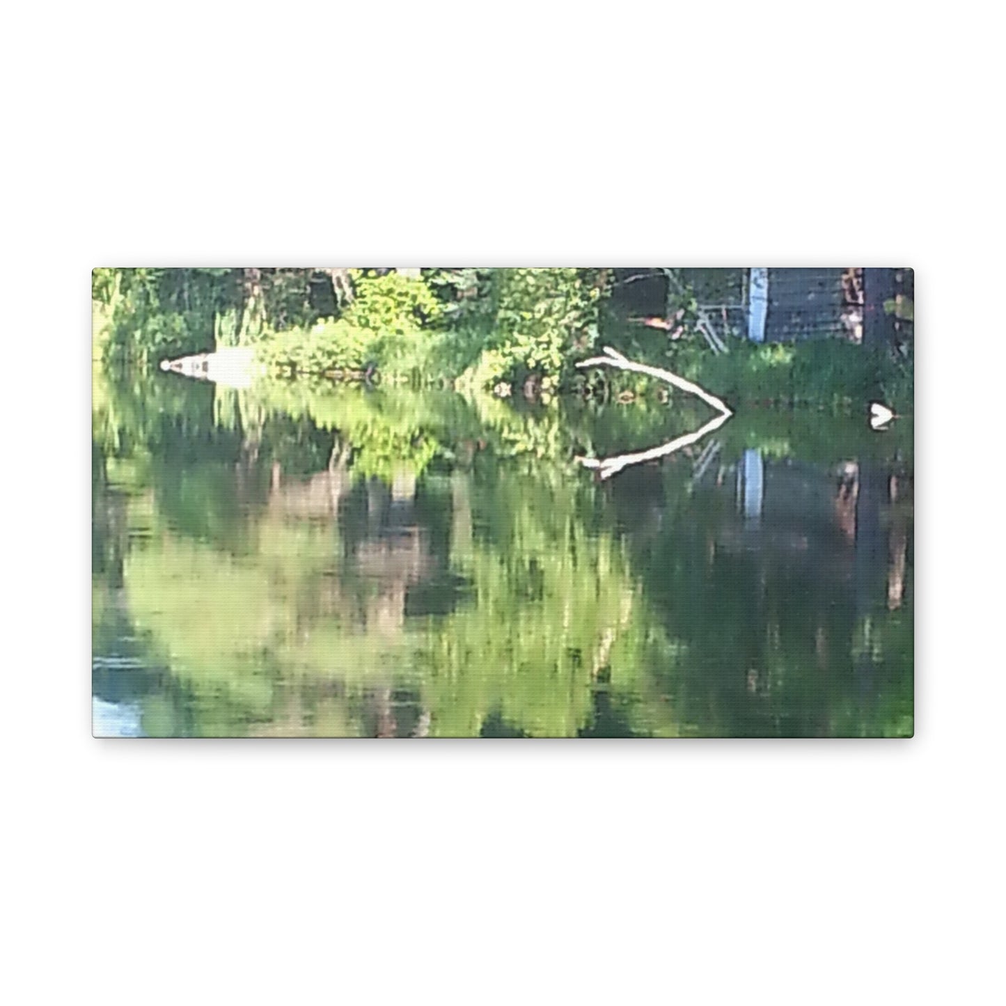 Canvas art - Tranquil Lake Reflection