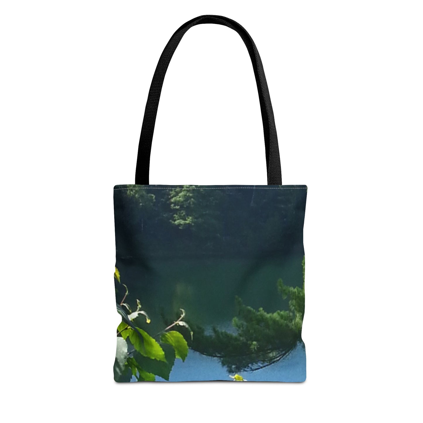 Tote Bag - Nature-inspired Looking Out at the Lake - Ideal for Outdoor Enthusiasts