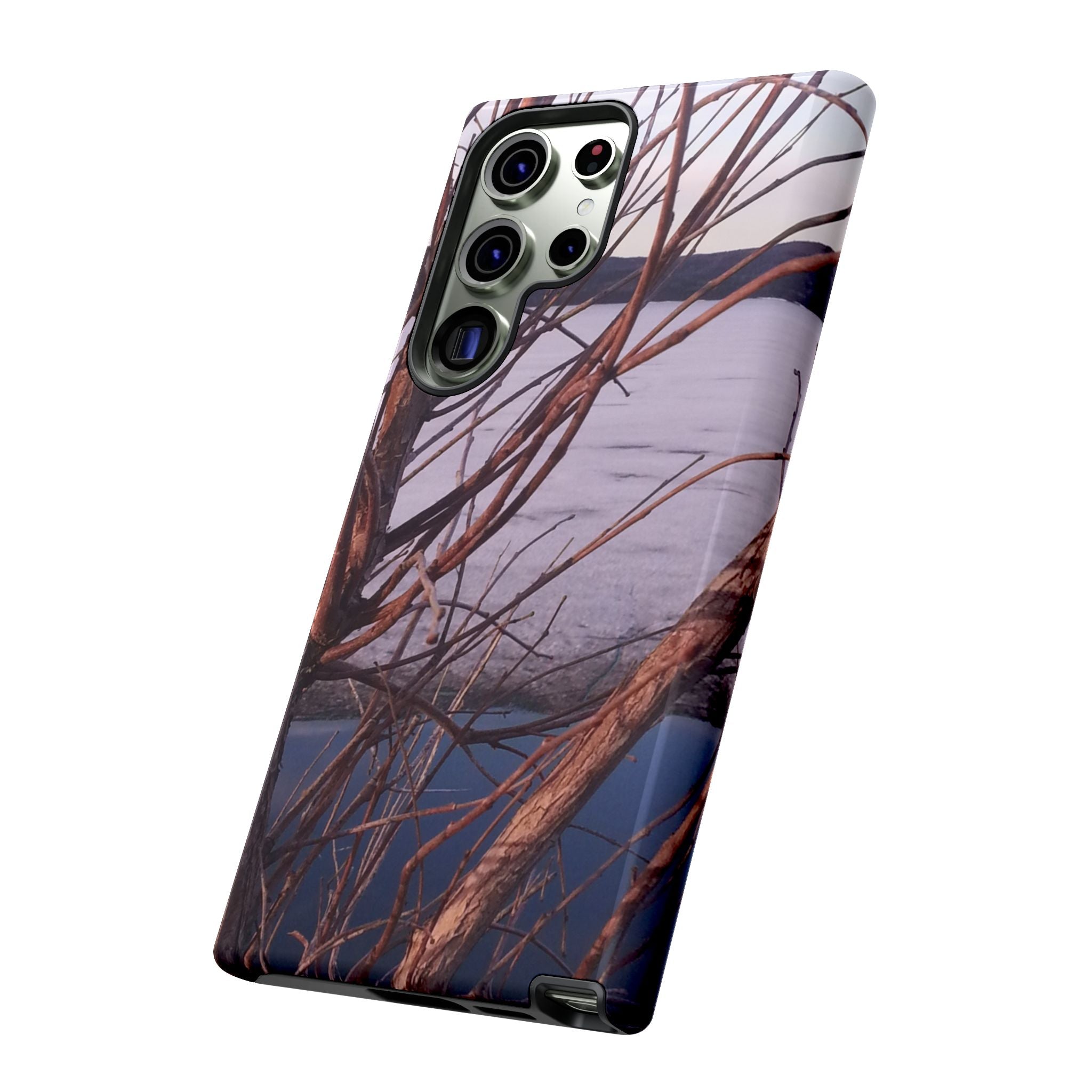 Creative Spark | Ethereal Winter Branch Aesthetic Phone Case | The Flow Collection