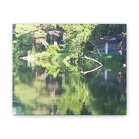 Canvas art - Tranquil Lake Reflection