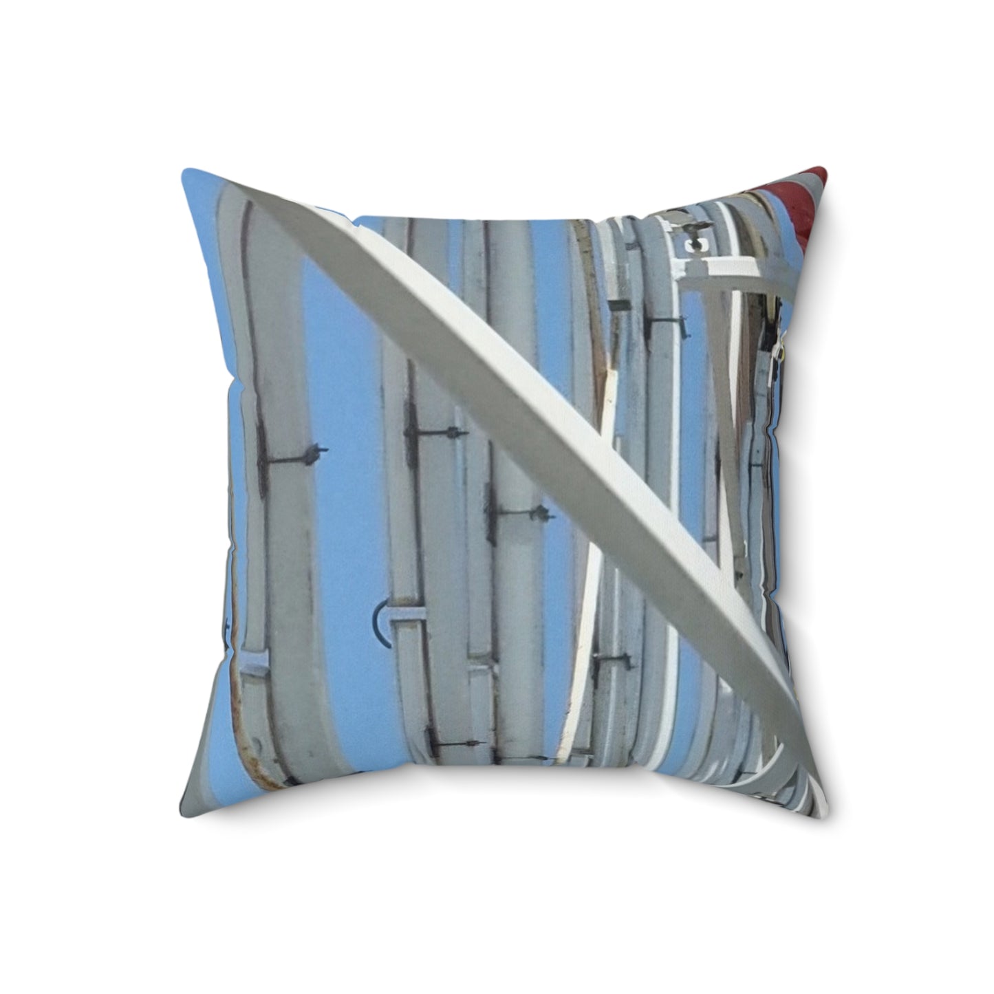 Nature-Inspired Decorative Square Pillow - #originalphotograph of the #ferriswheel at the Santa Monica Pier