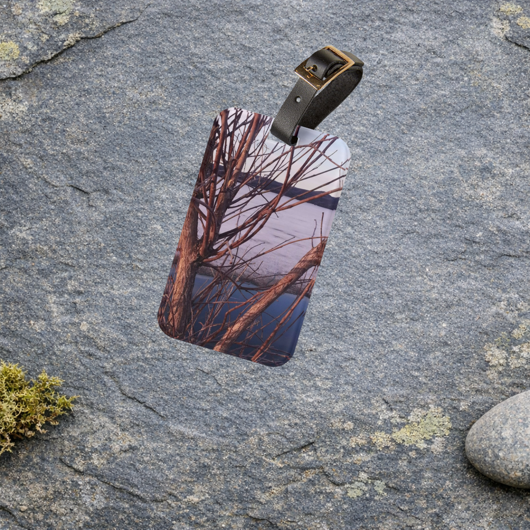 Glacial Muse | Winter Tree Luggage Tag | The Flow Collection