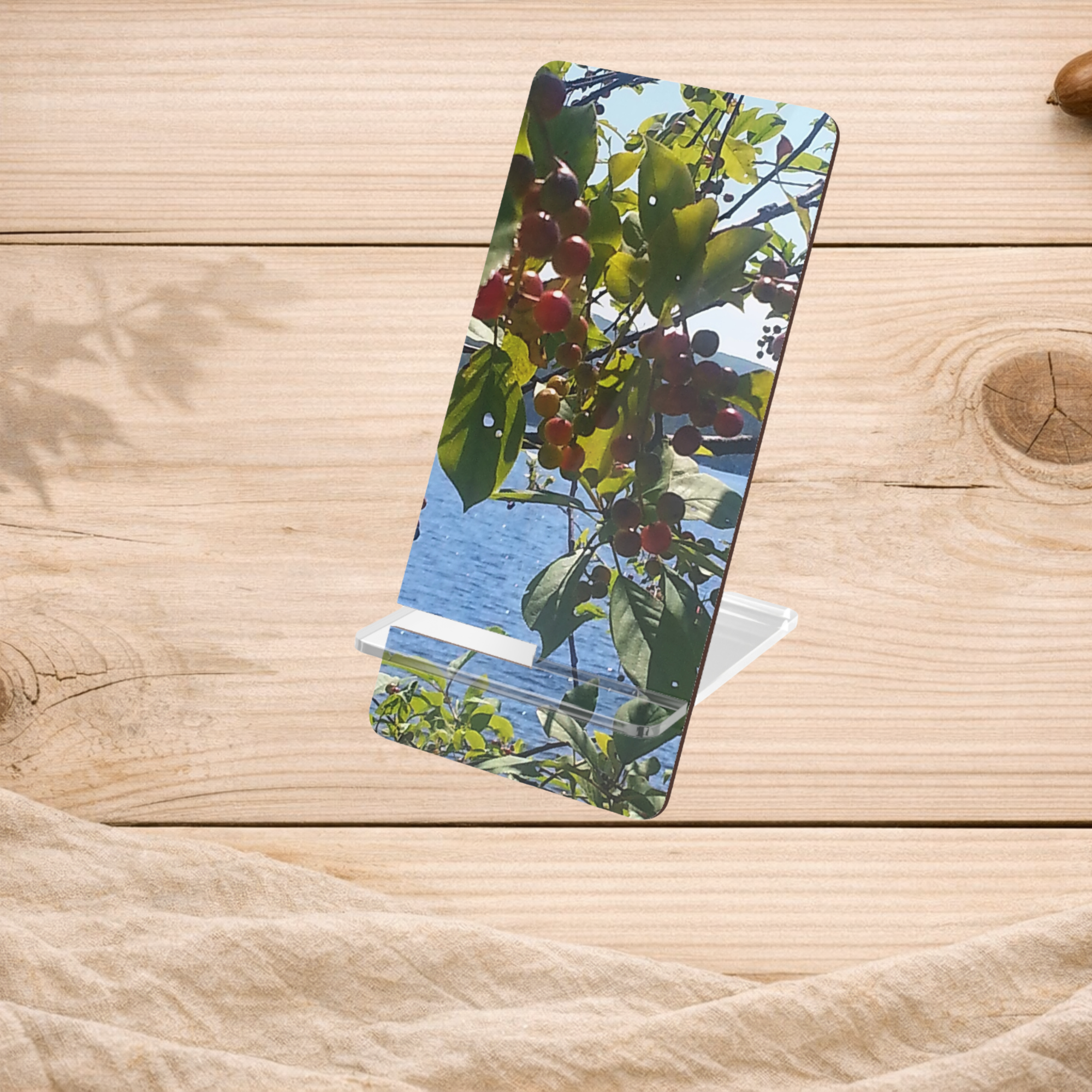 Vibrant Tech | Scarlet Berry Phone Stand | The Flow Collection