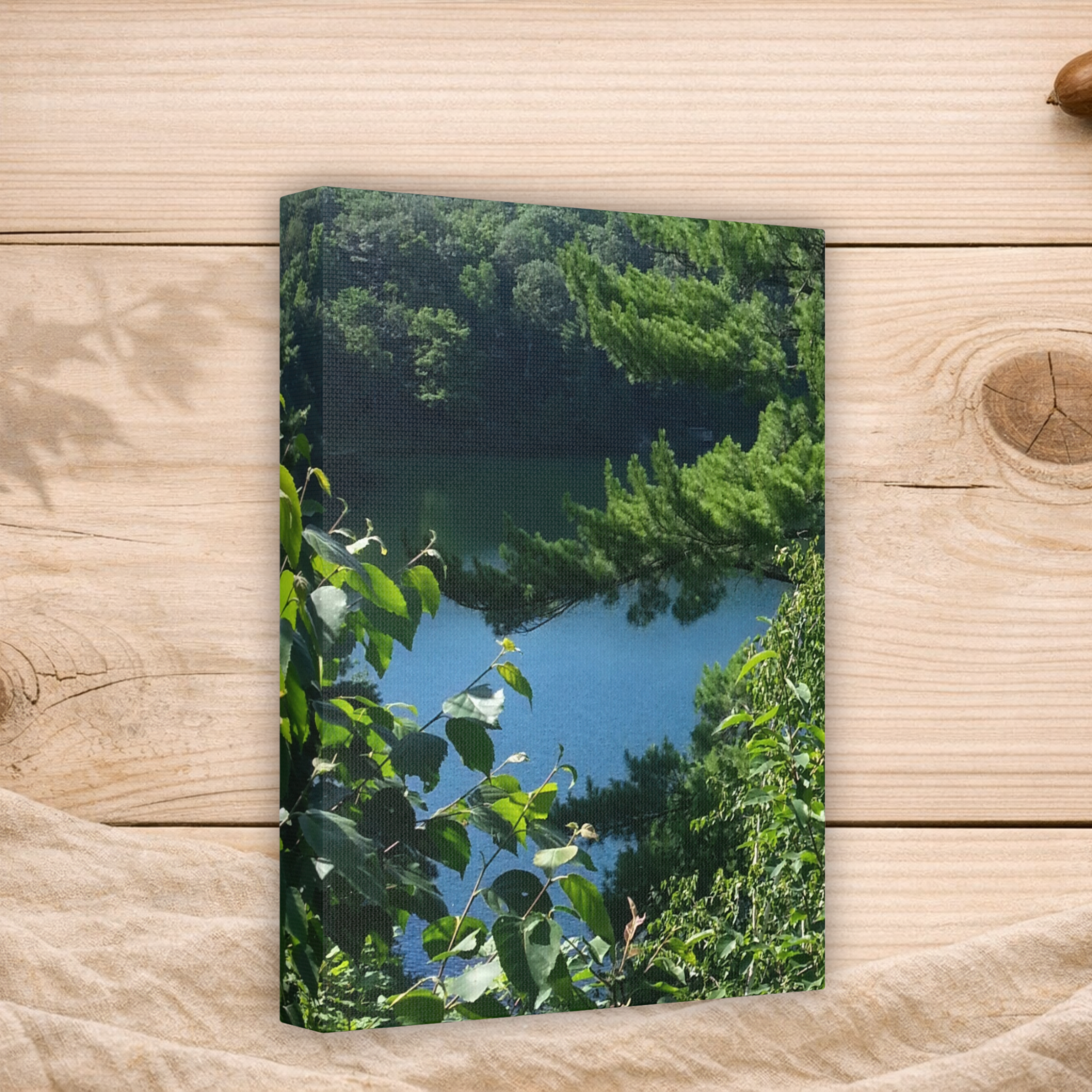 Lakeside Root | Still Water Reflection Wall Art | The Rooted Collection