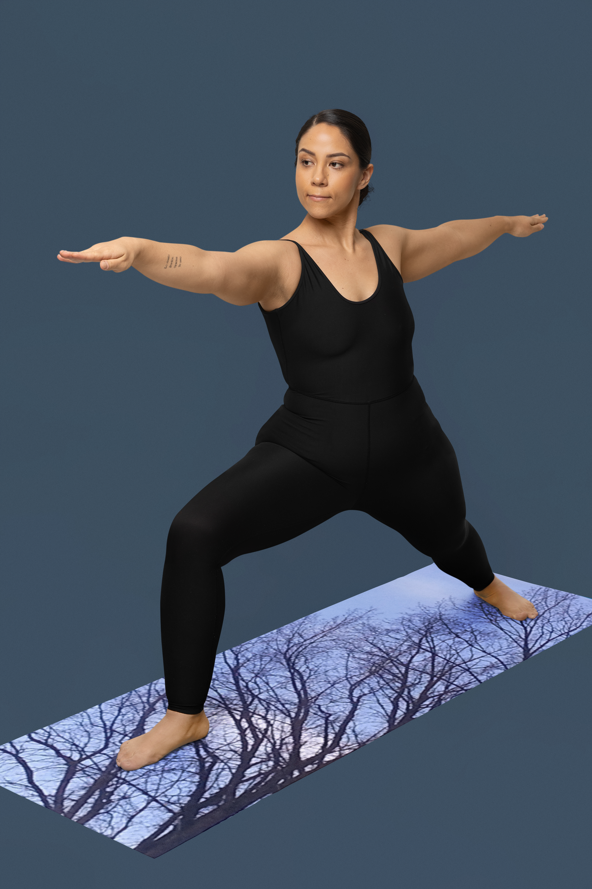 Rooted Calm | Hushed Azure Horizon Yoga Mat | The Nurture Collection