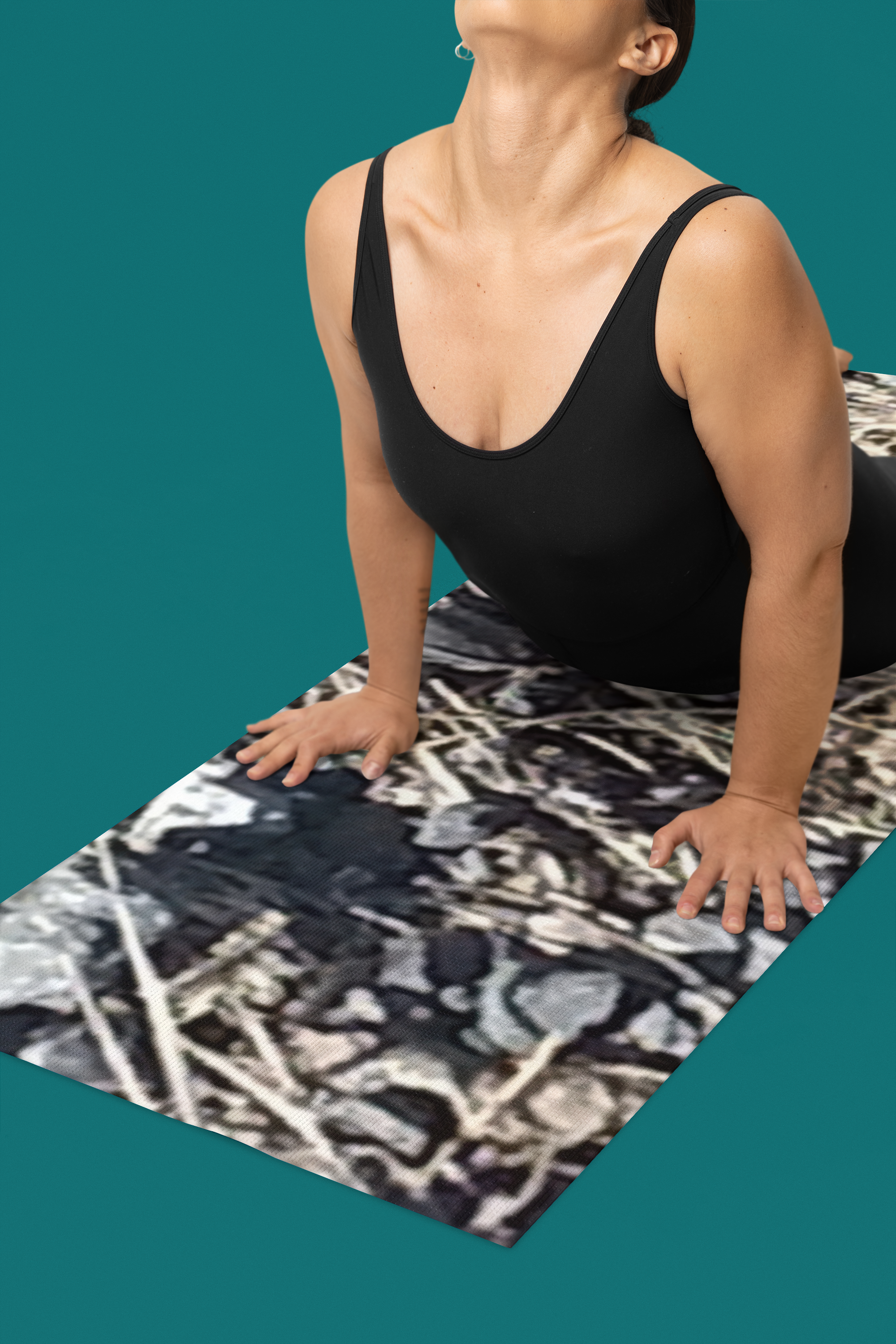 Neutral Nature | Wild Meadow Texture Yoga Mat | The Rooted Collection