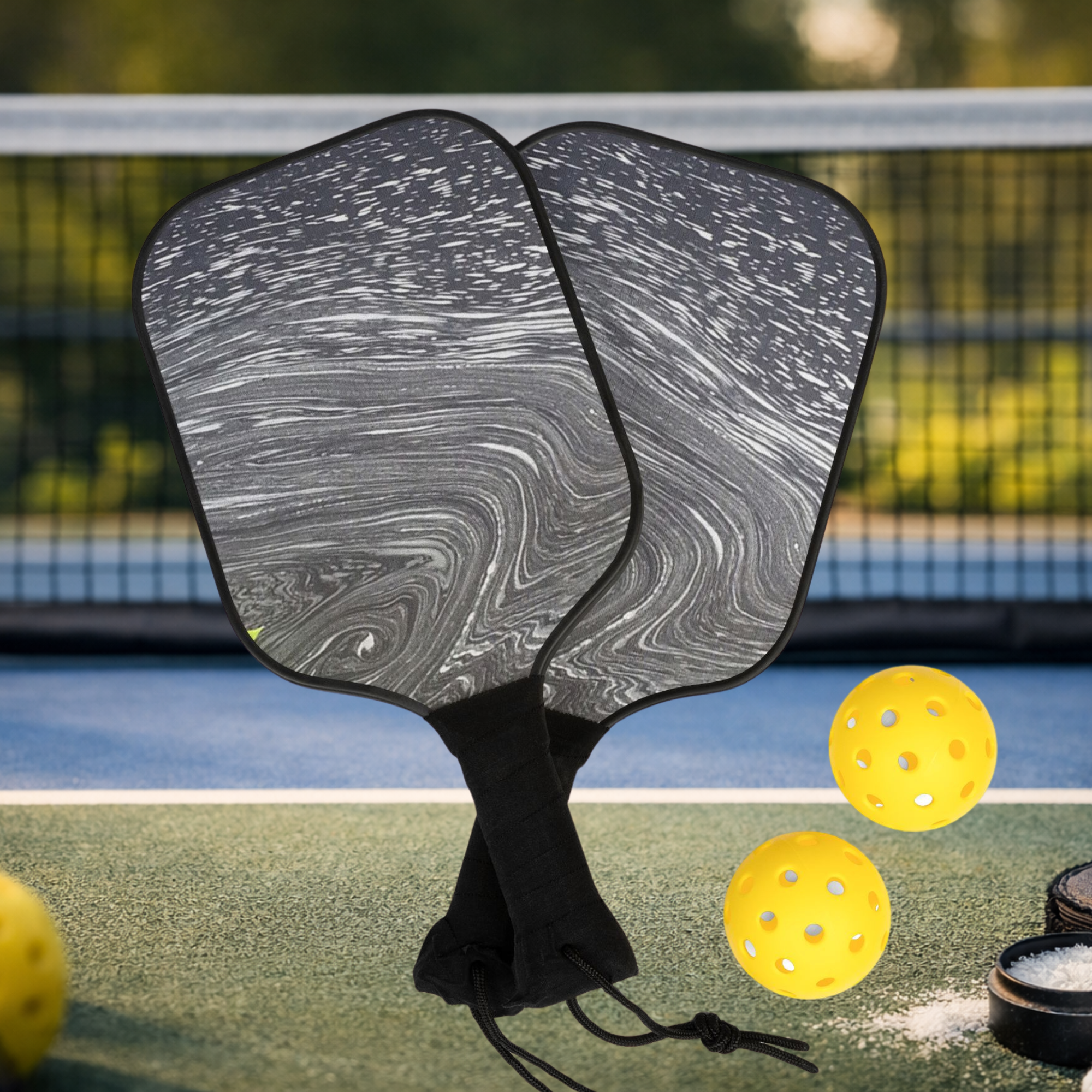 Kinetic Flow | Marbled River Flow Pickleball Kit | The Inspiration Collection