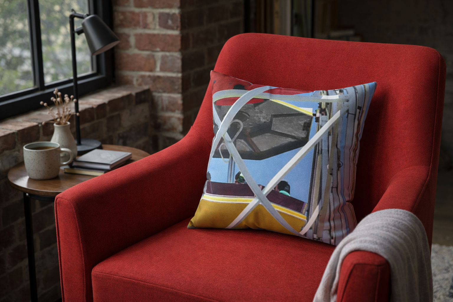 Joyful Play | Giant Wheel Pillow | The Flow Collection