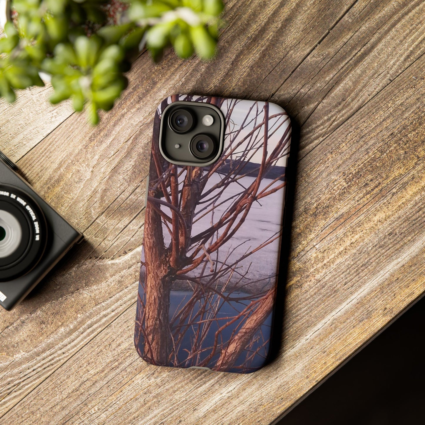 Phone Case - Nature-Inspired Winter Tree Design