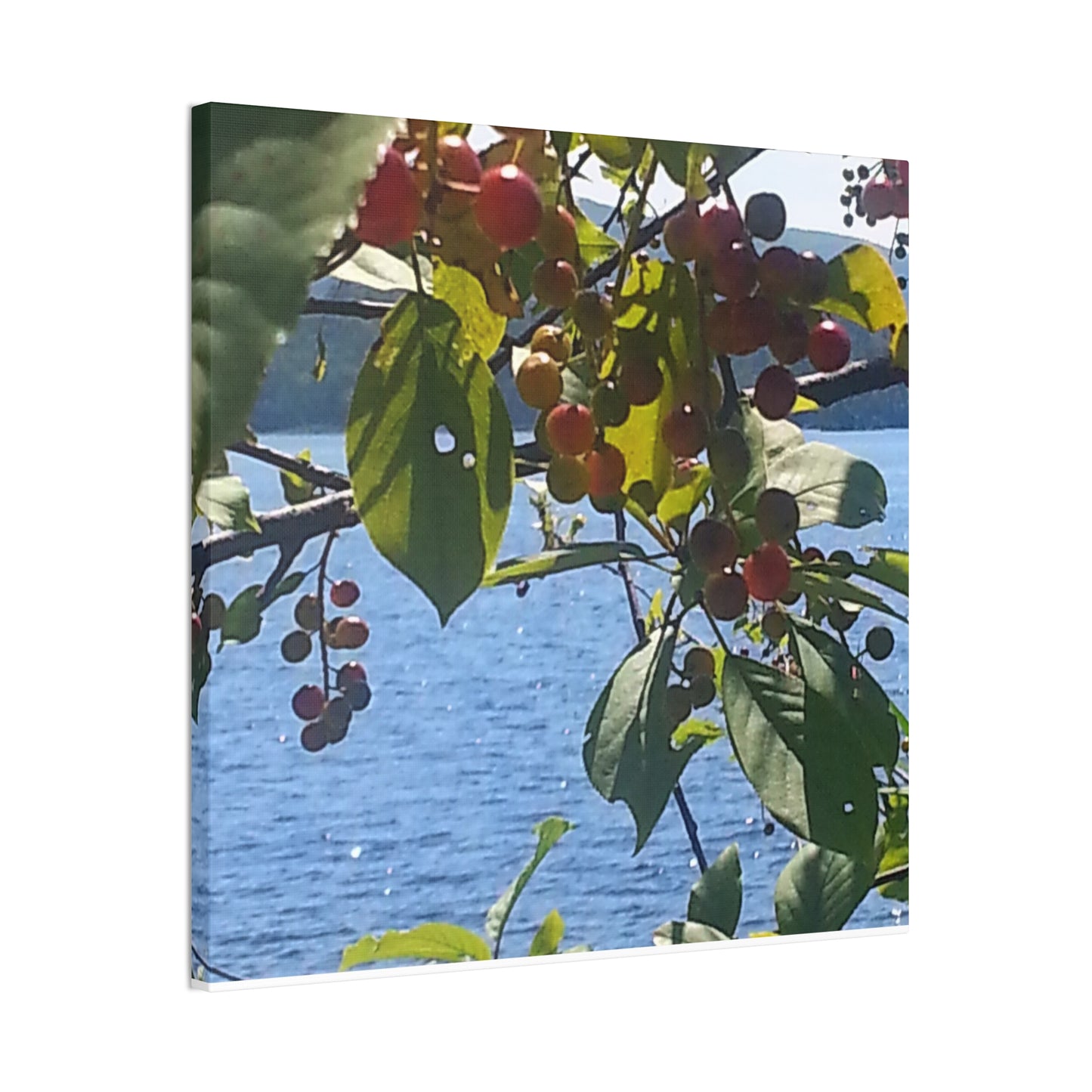 Canvas Art  Nature-Inspired - Scenic Berry Branch