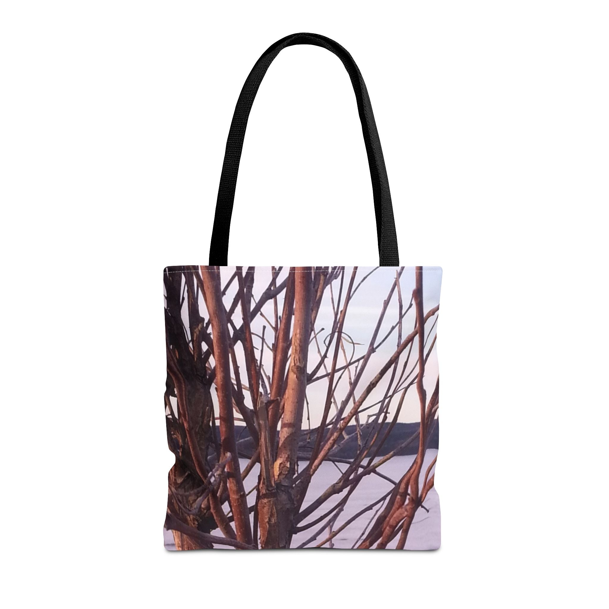 Minimalist Lines | Winter Branch Tote Bag | The Flow Collection