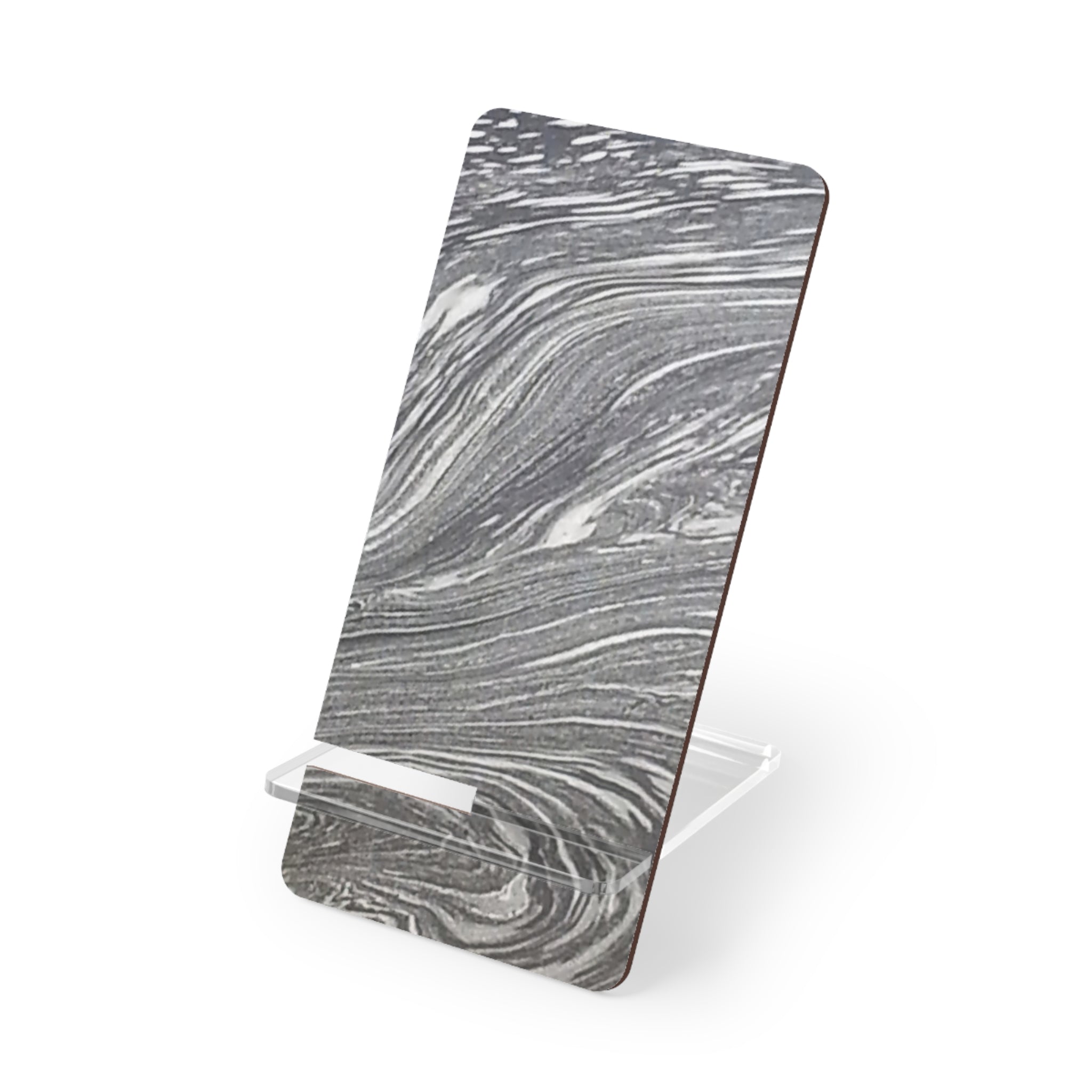 Grounded Texture | Sculpted Mineral Swirl Phone Stand | The Inspiration Collection