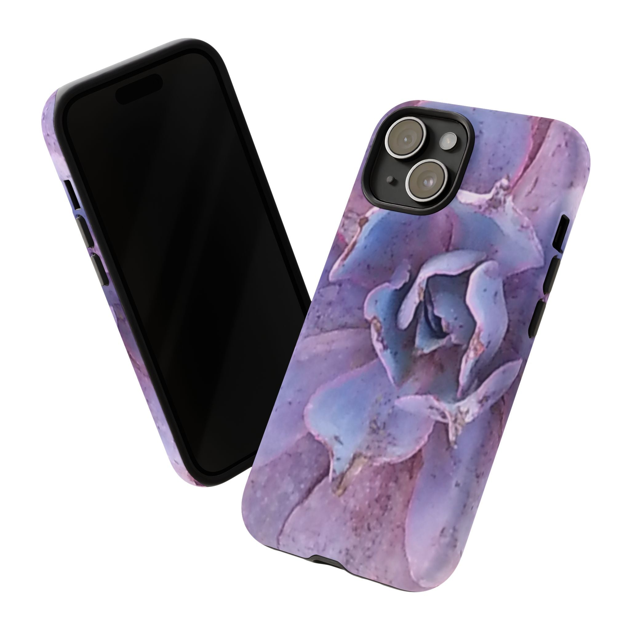 Violet Resilience | Purple Succulent Botanical Phone Case | The Rooted Collection