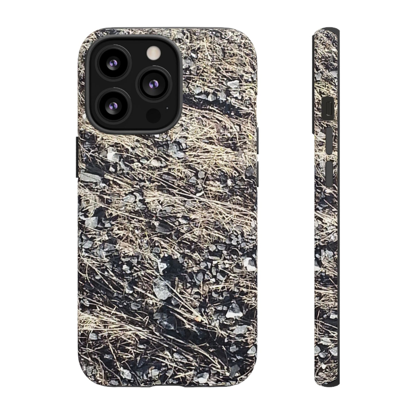 Phone Case -  Nature-Inspired Stone Bed Design for Outdoor Enthusiasts