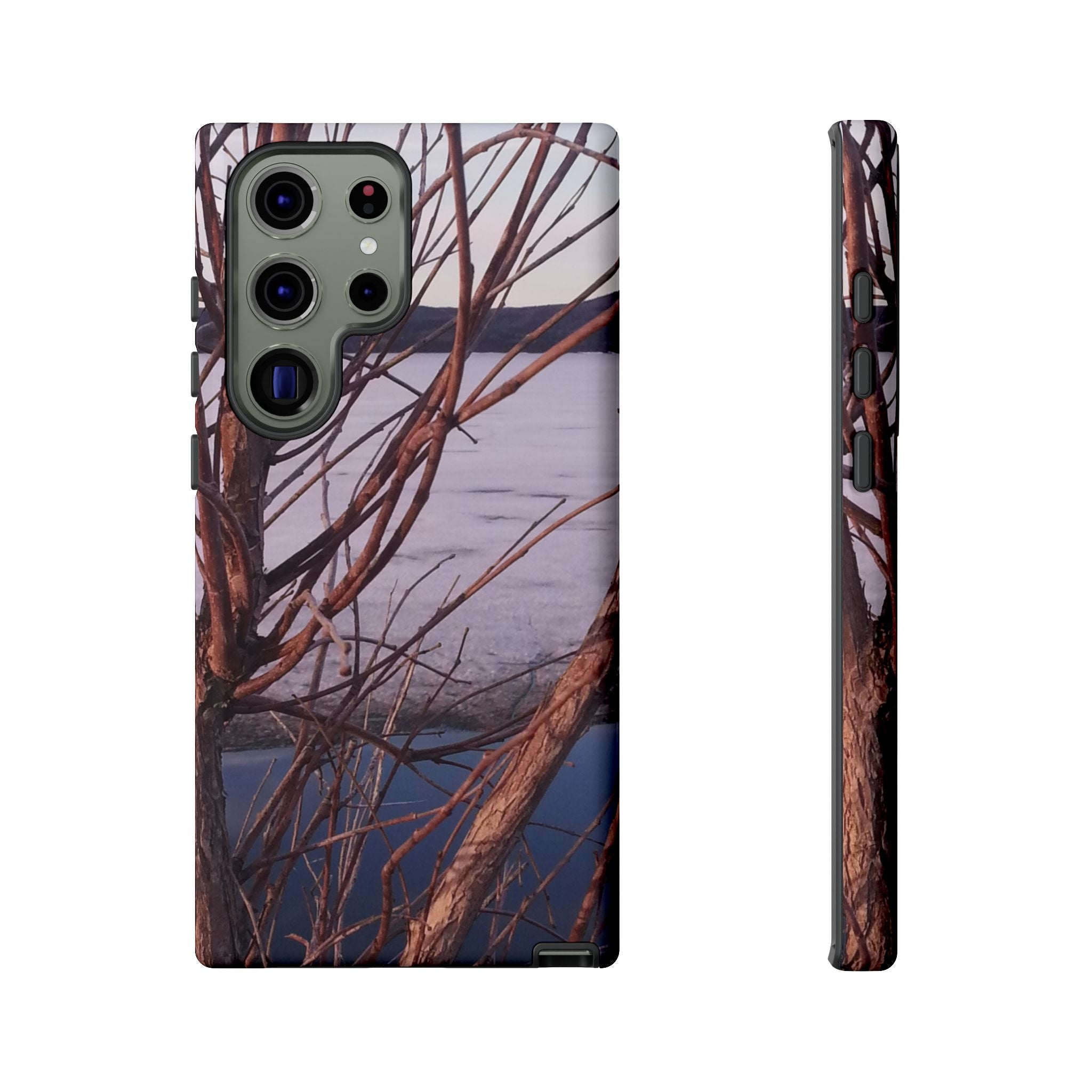 Creative Spark | Ethereal Winter Branch Aesthetic Phone Case | The Flow Collection