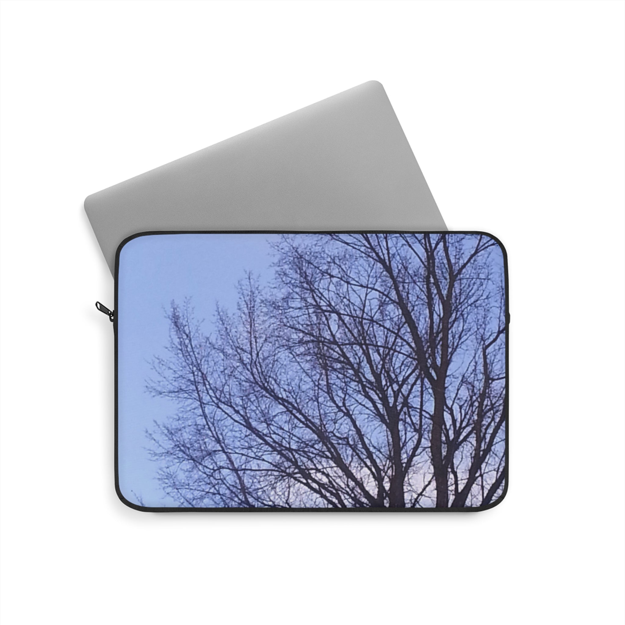 Airy Solitude | Infinite Blue Ascent Laptop Sleeve | The Nurture Collection