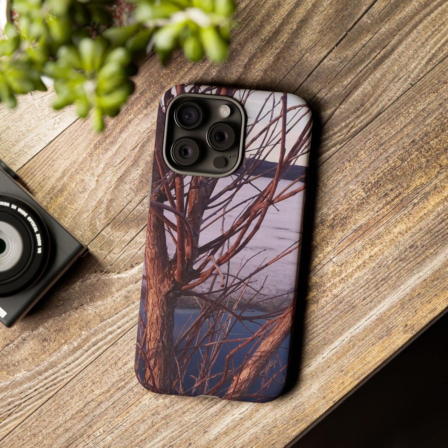 Phone Case - Nature-Inspired Winter Tree Design