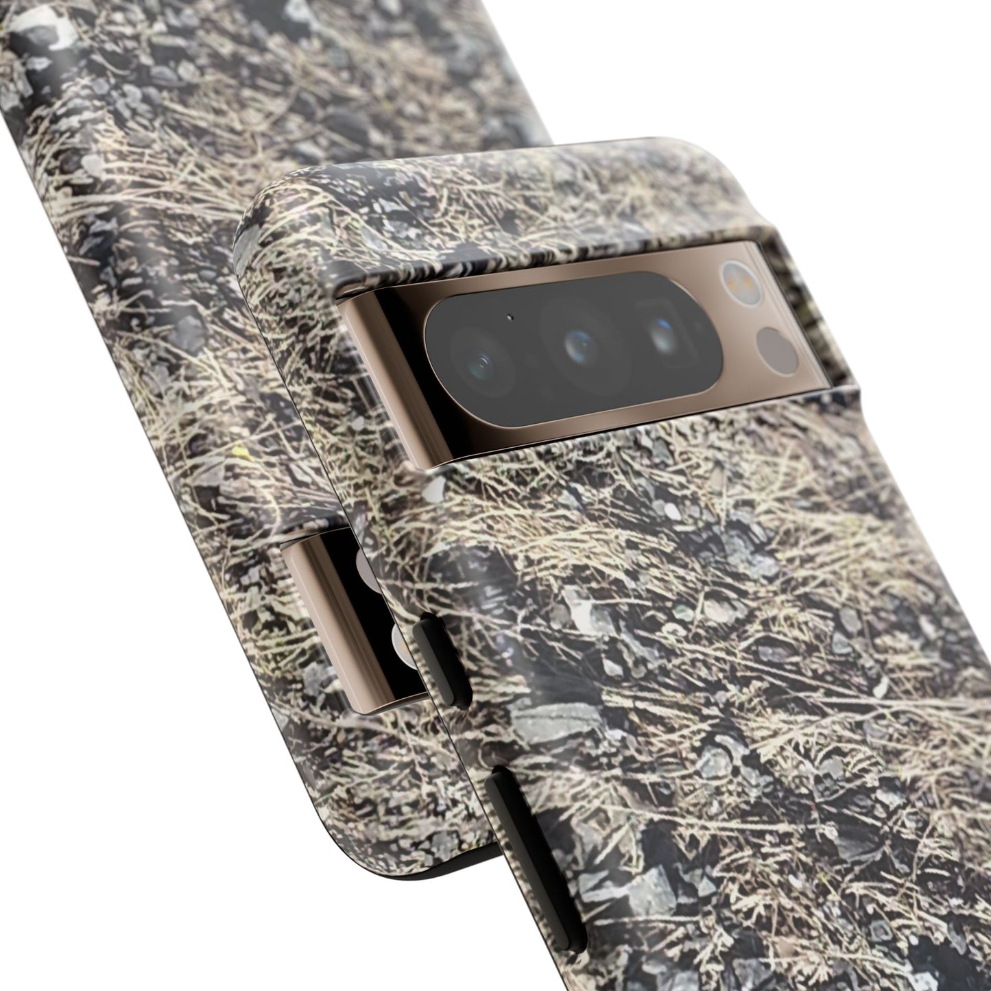 Phone Case -  Nature-Inspired Stone Bed Design for Outdoor Enthusiasts