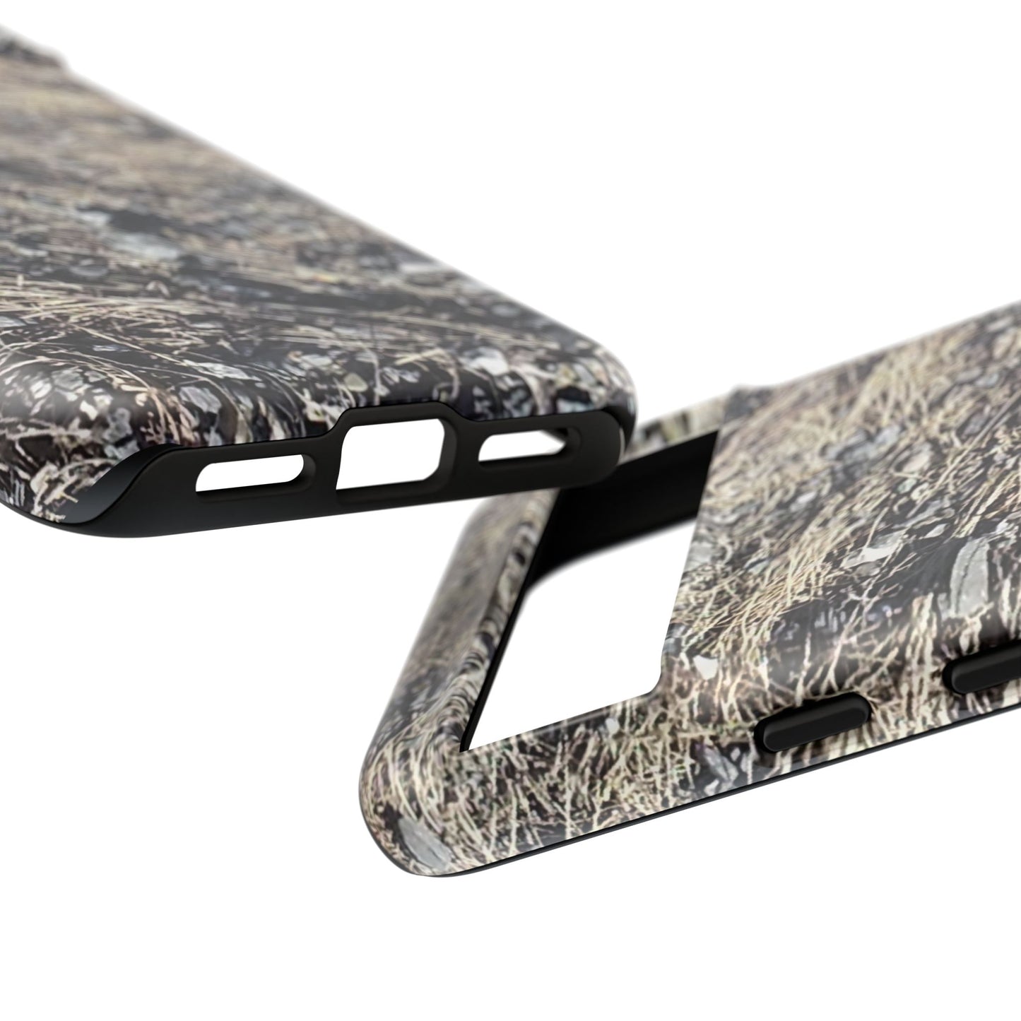 Phone Case -  Nature-Inspired Stone Bed Design for Outdoor Enthusiasts