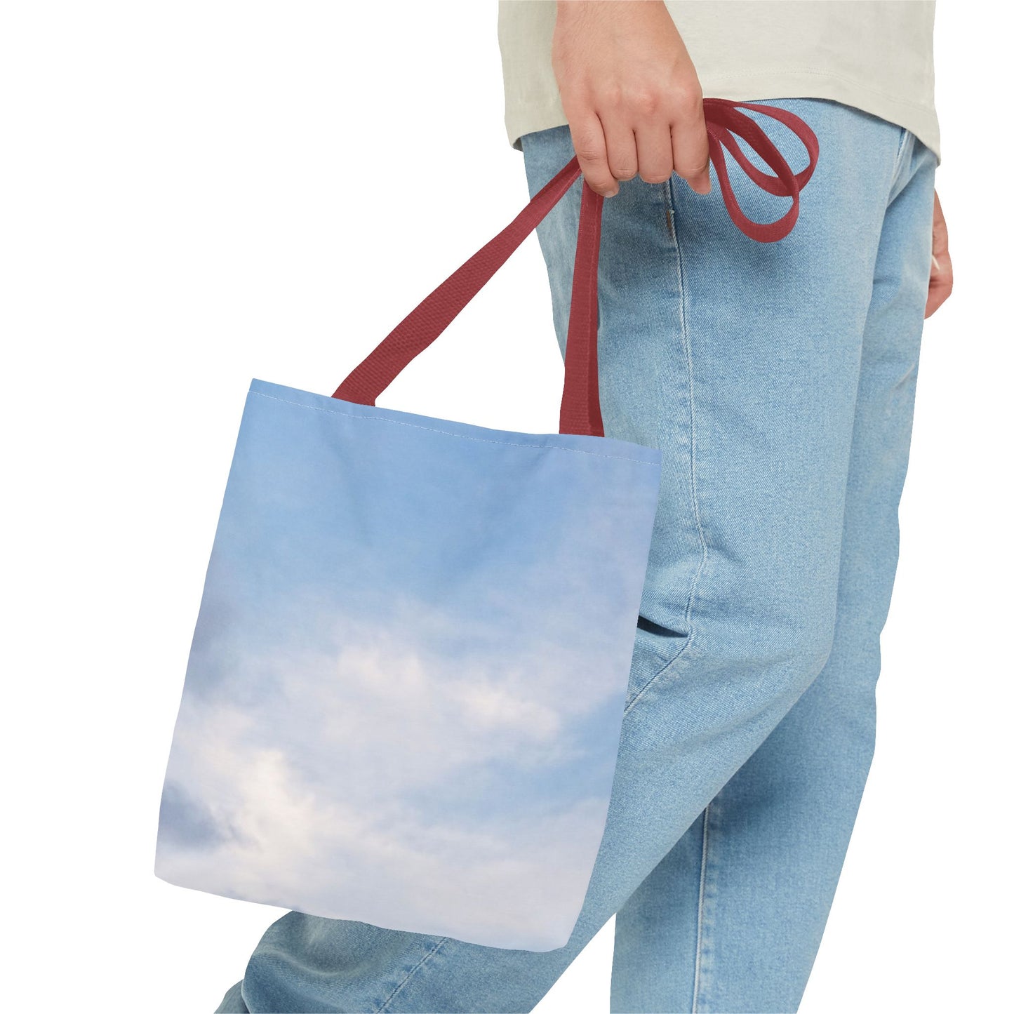 Tote Bag -Cloudy Sky - Perfect for Everyday Use and Relaxing Outings