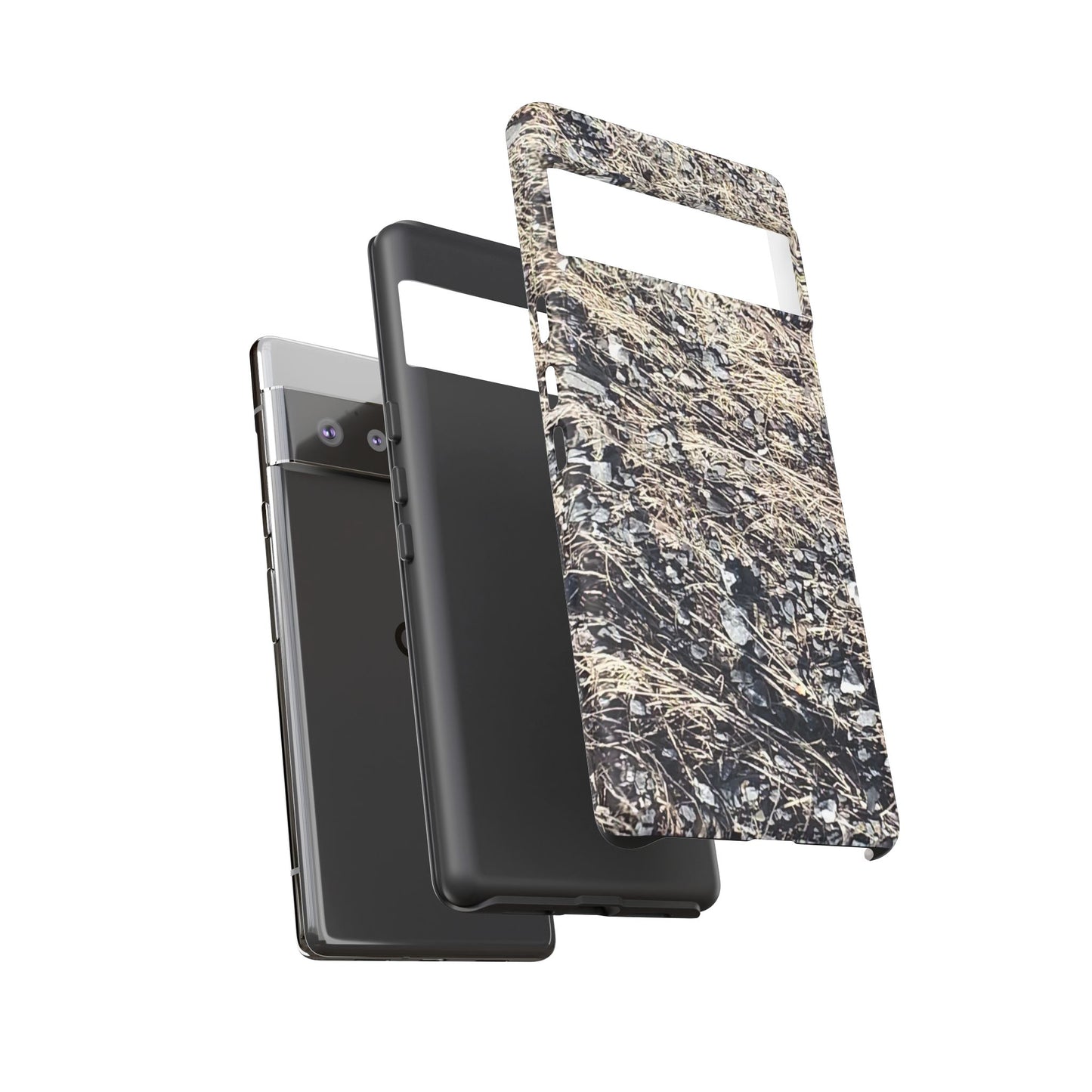 Phone Case -  Nature-Inspired Stone Bed Design for Outdoor Enthusiasts