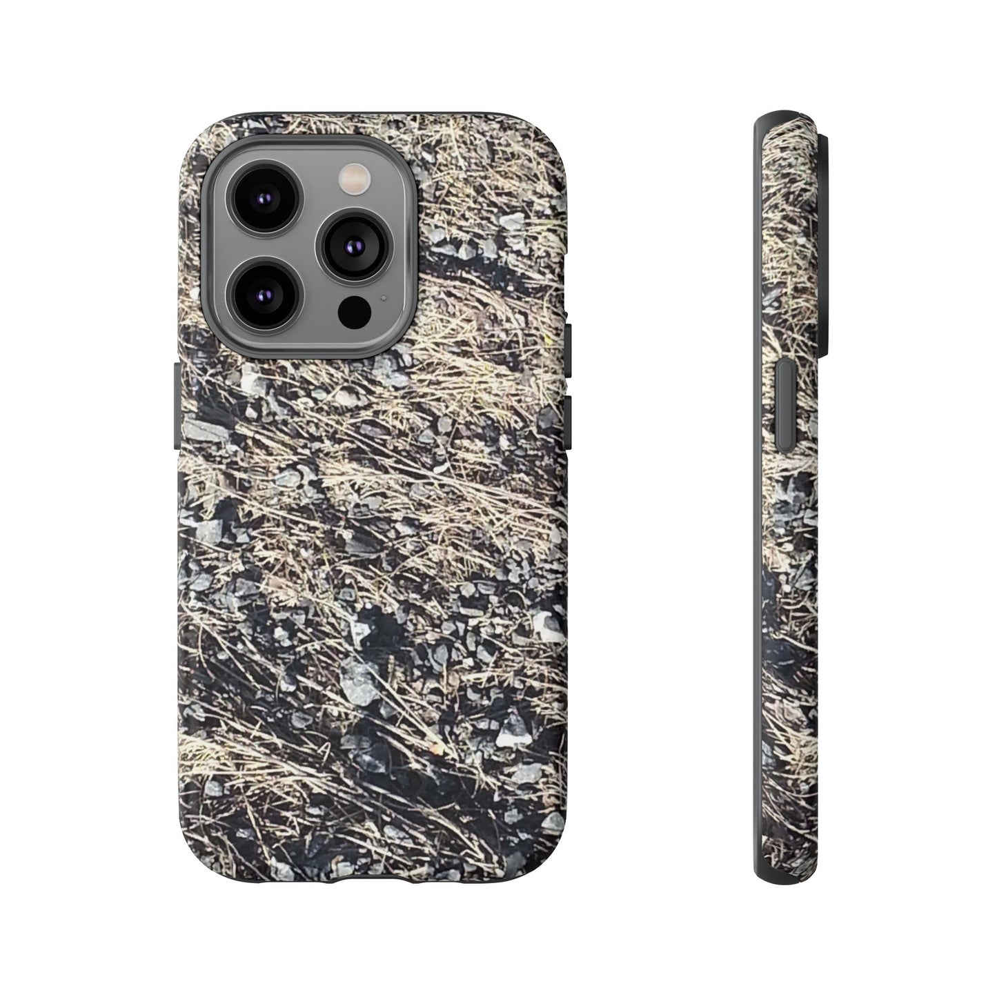 Phone Case -  Nature-Inspired Stone Bed Design for Outdoor Enthusiasts